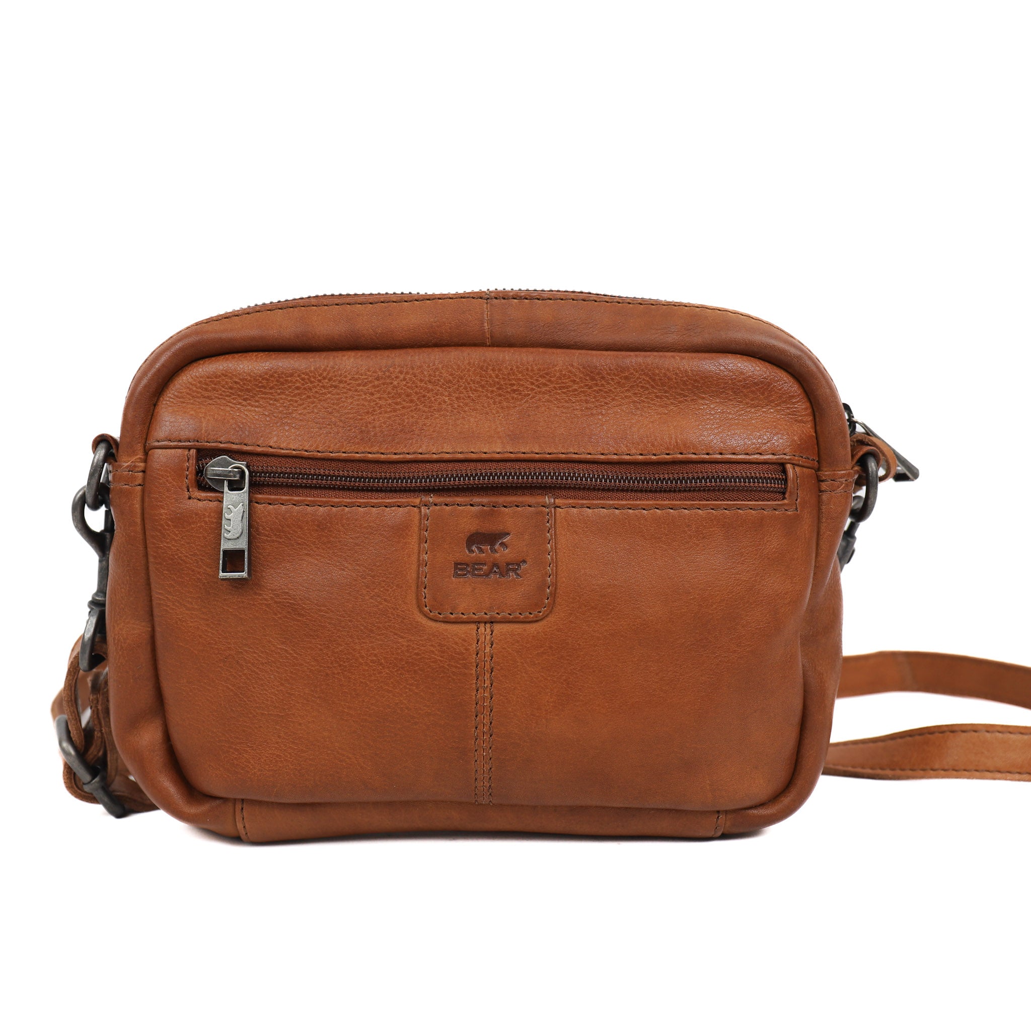 Shoulder bag 'Peggy' cognac
