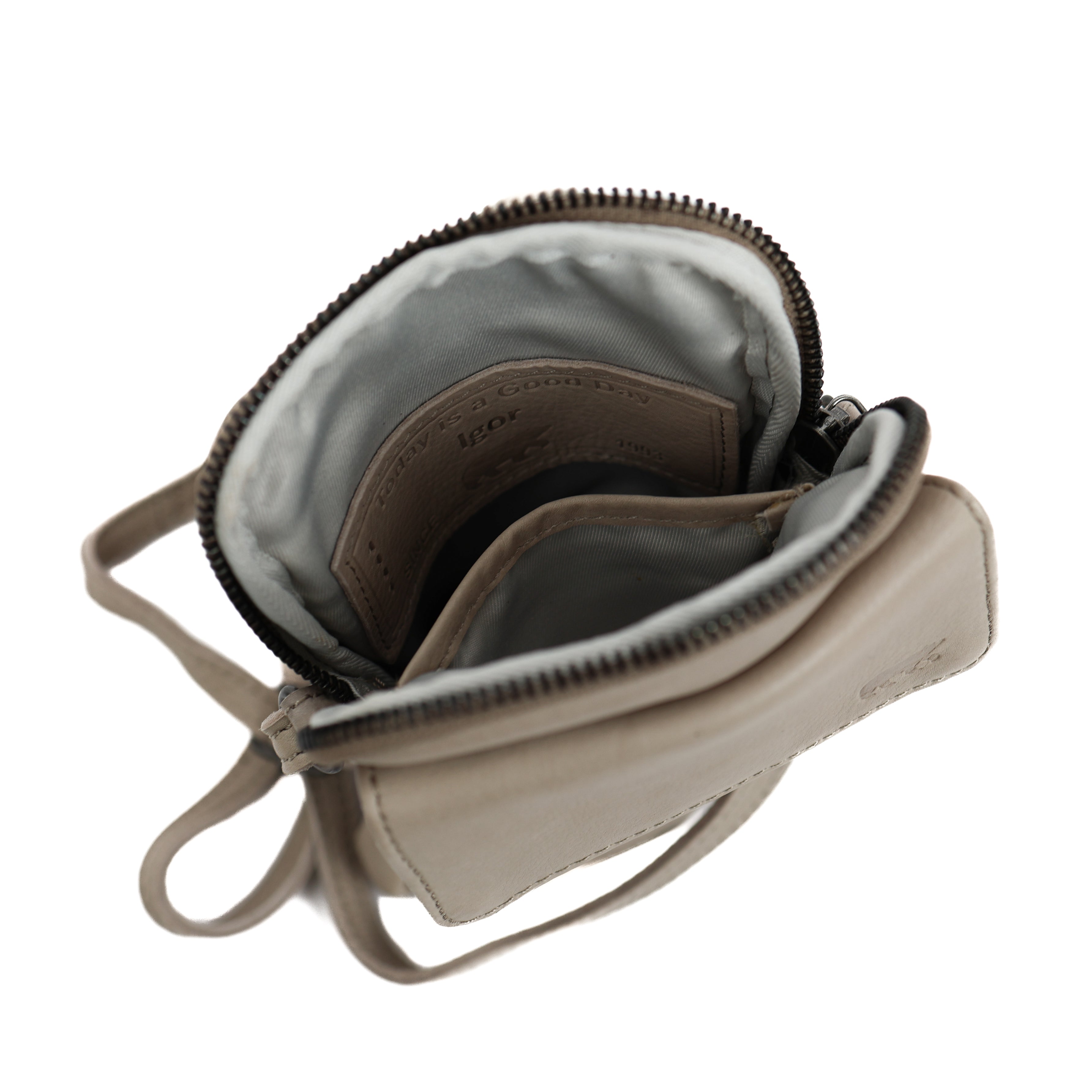 Phone bag 'Igor' ice grey