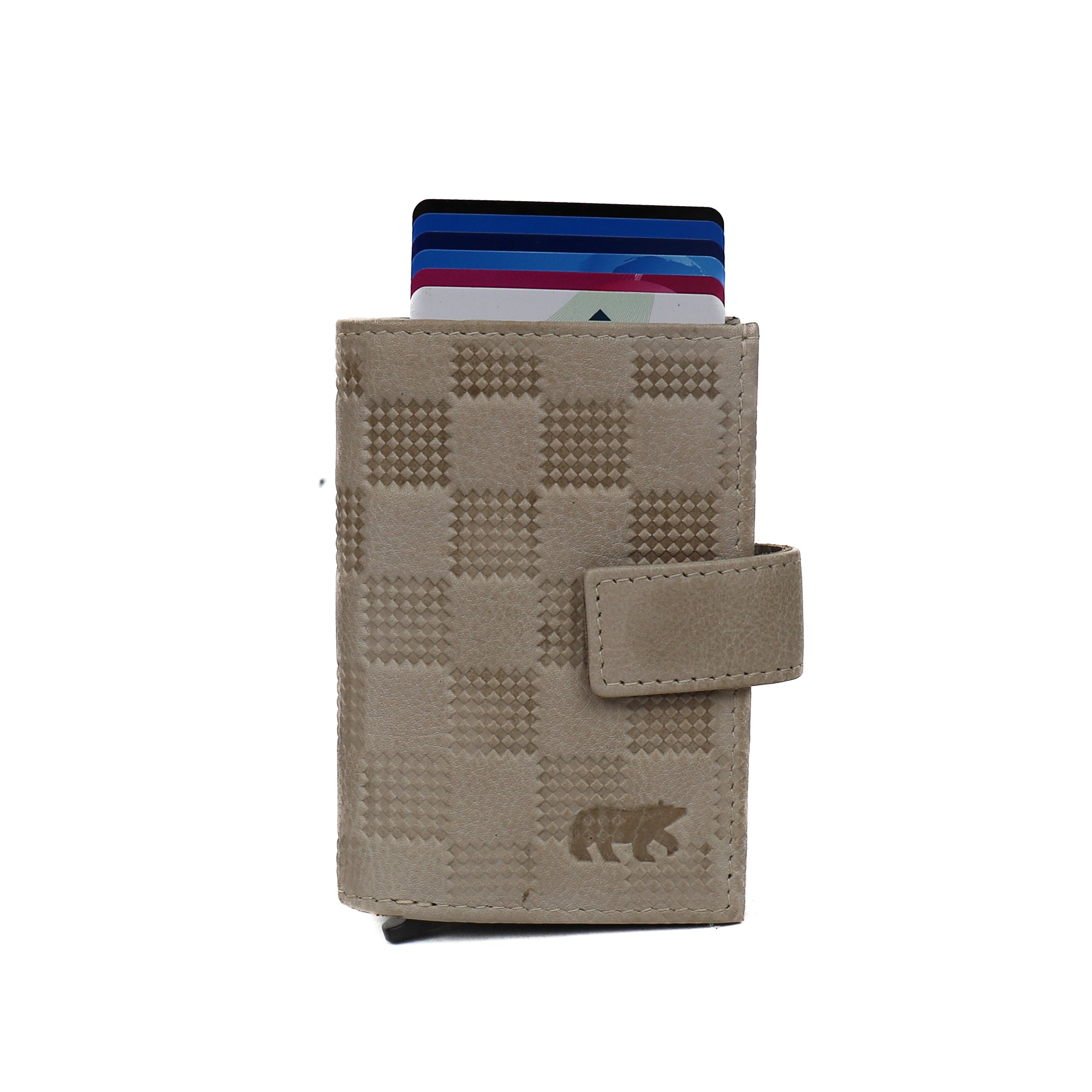 Card holder 'Elsie' block/feather