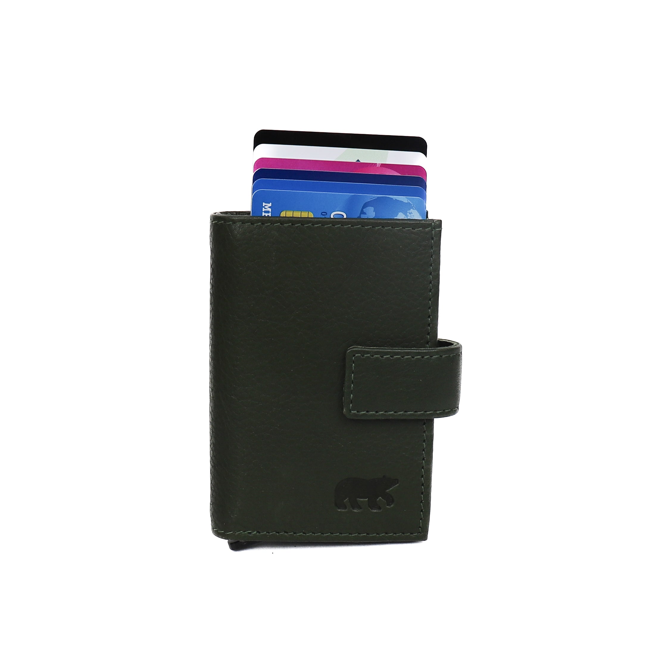 Card holder 'Elsie' green