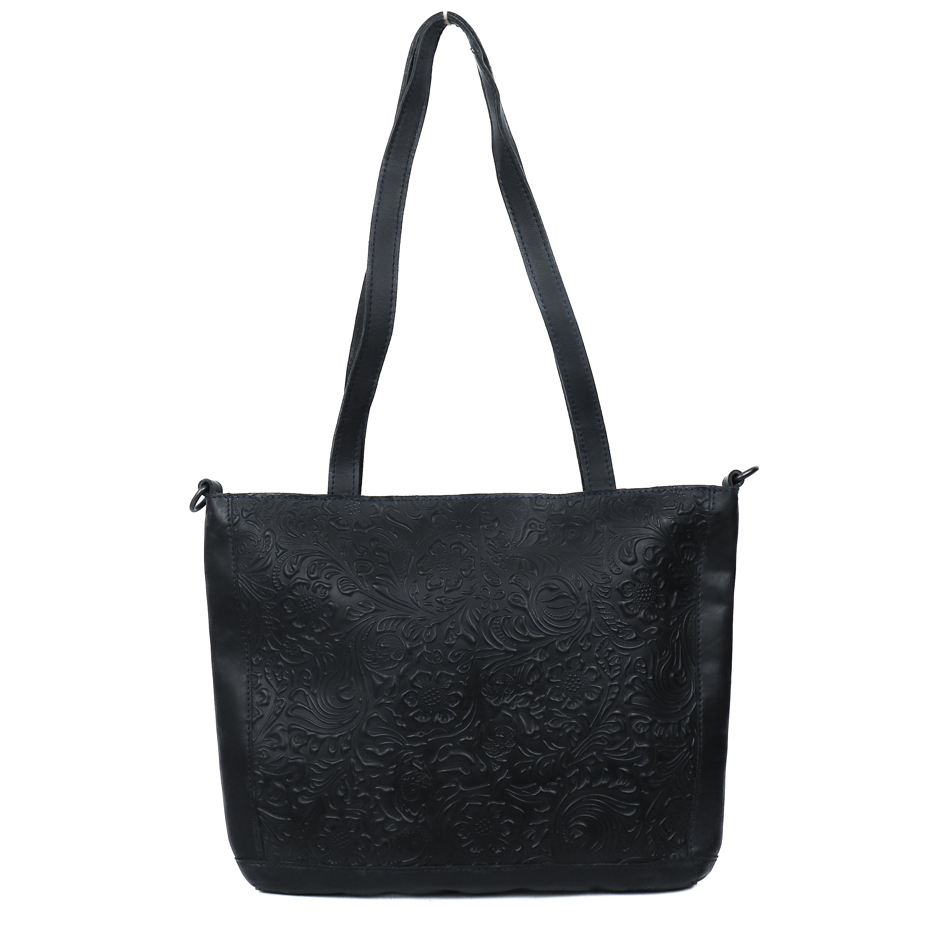 Shopper 'Flora' navy
