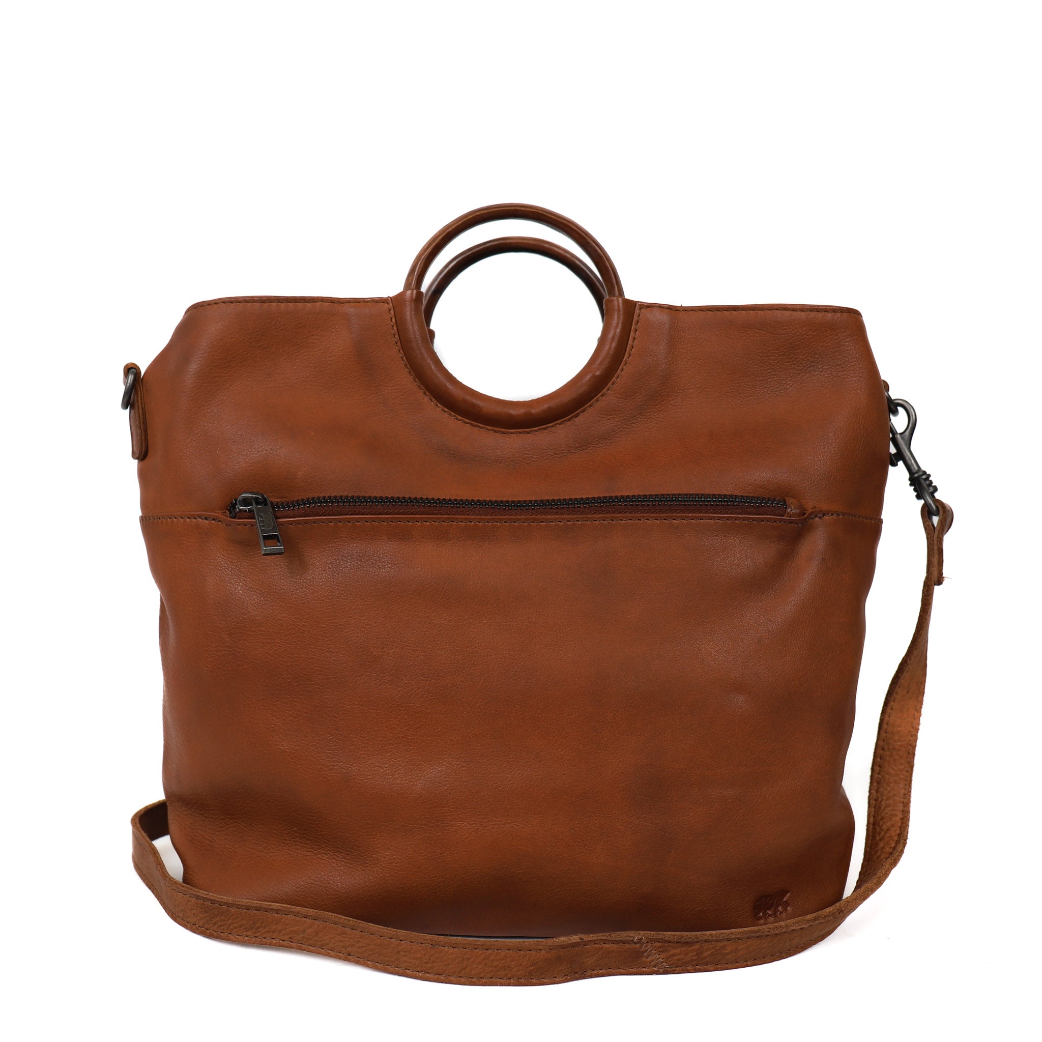 Hand-/schoudertas 'Yen' cognac