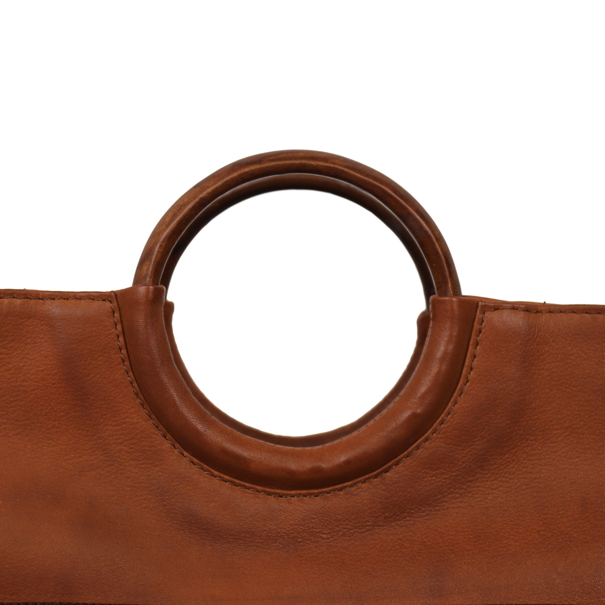 Hand-/schoudertas 'Yen' cognac