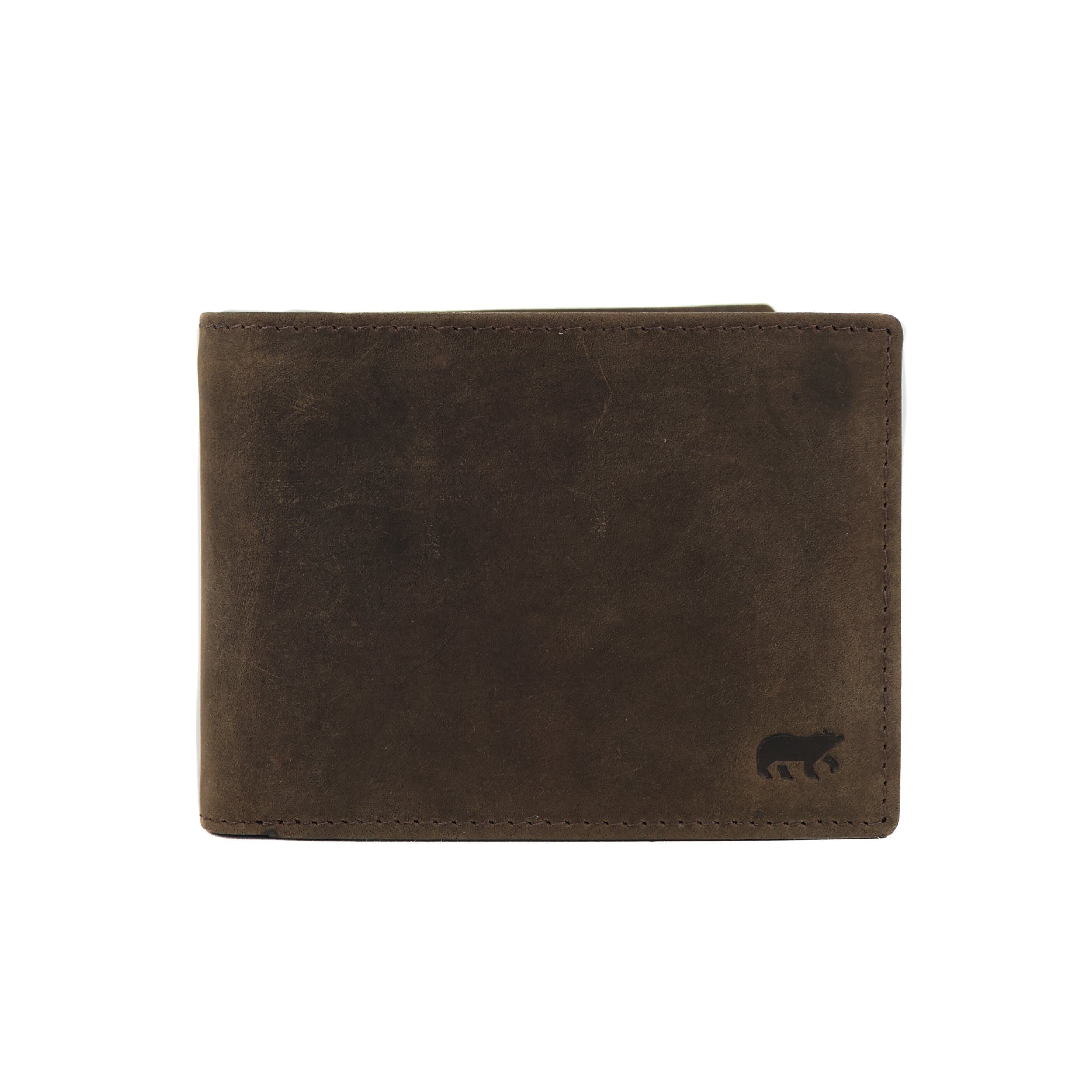 Ruime herenportemonnee/billfold 'Floris' bruin