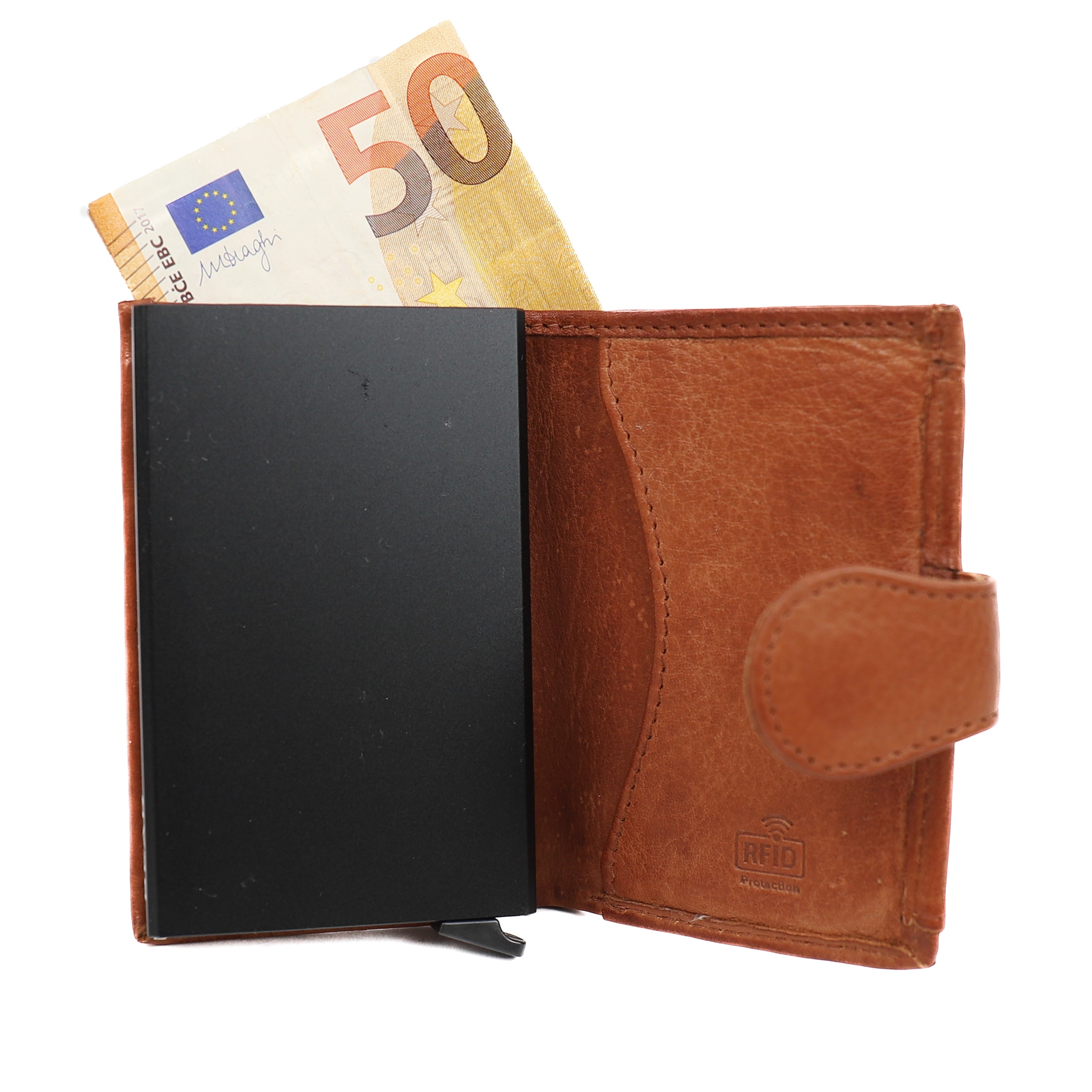 Card holder 'Evie' cognac