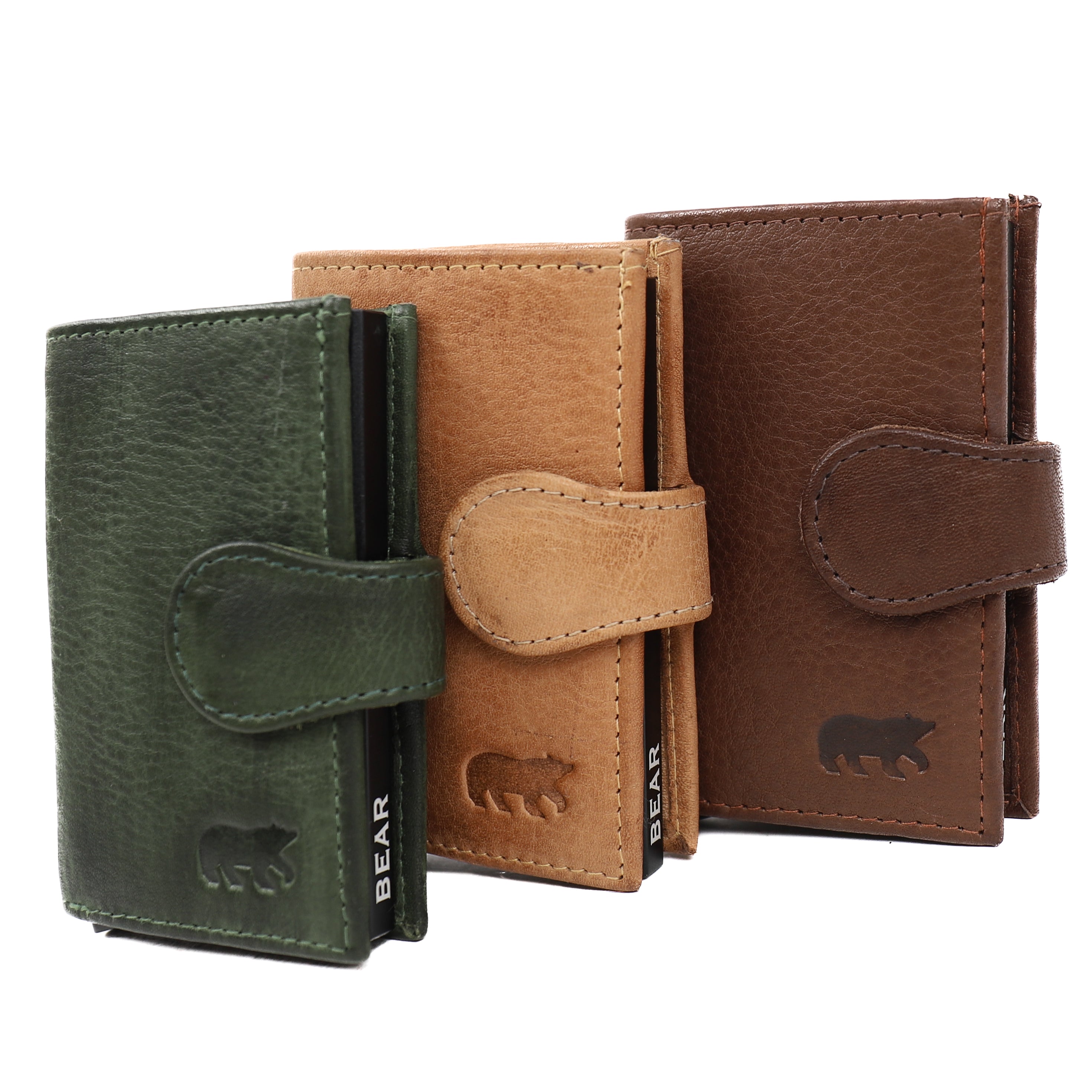 Card holder 'Elsie' green