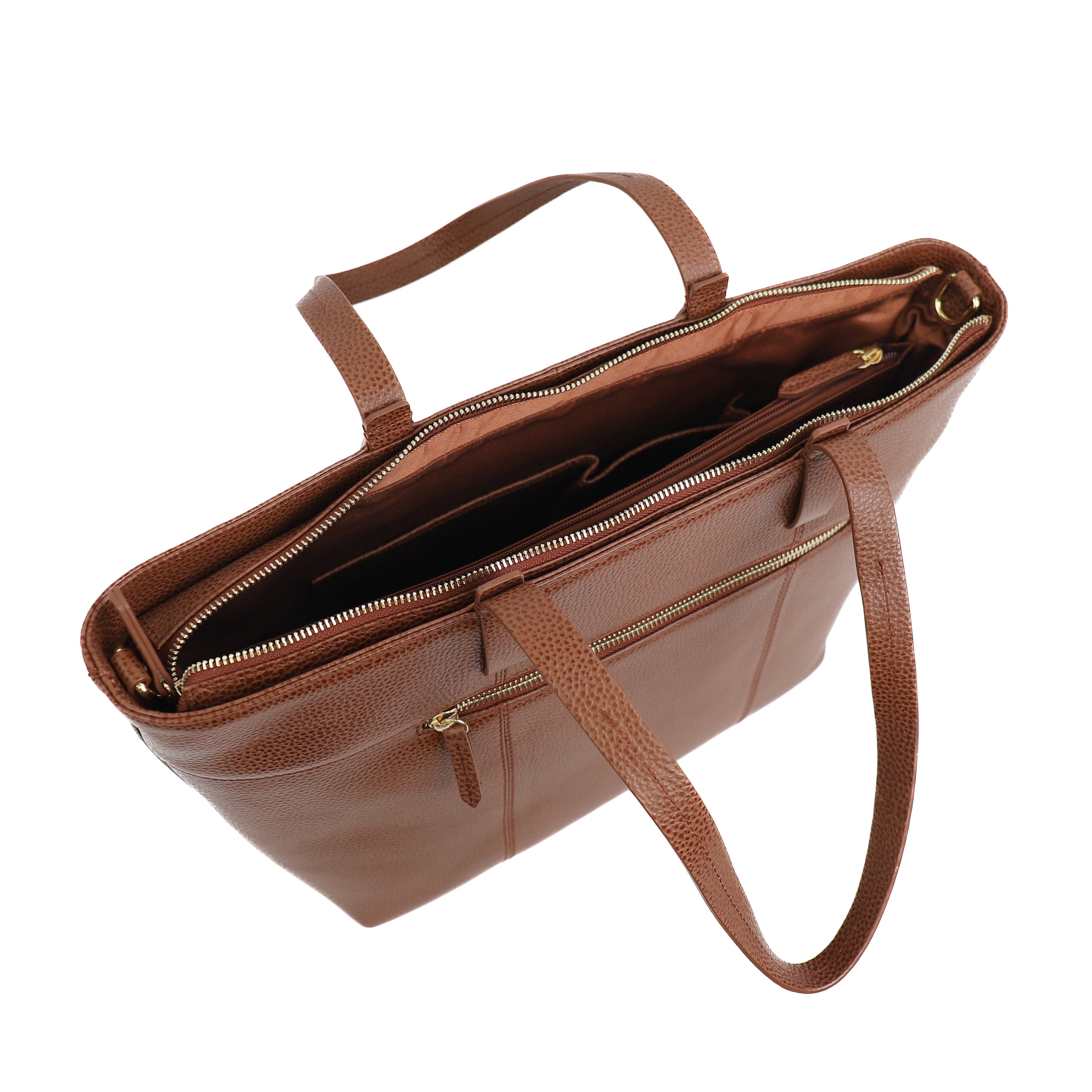 Large shopper 'Maya' Tipping Tan