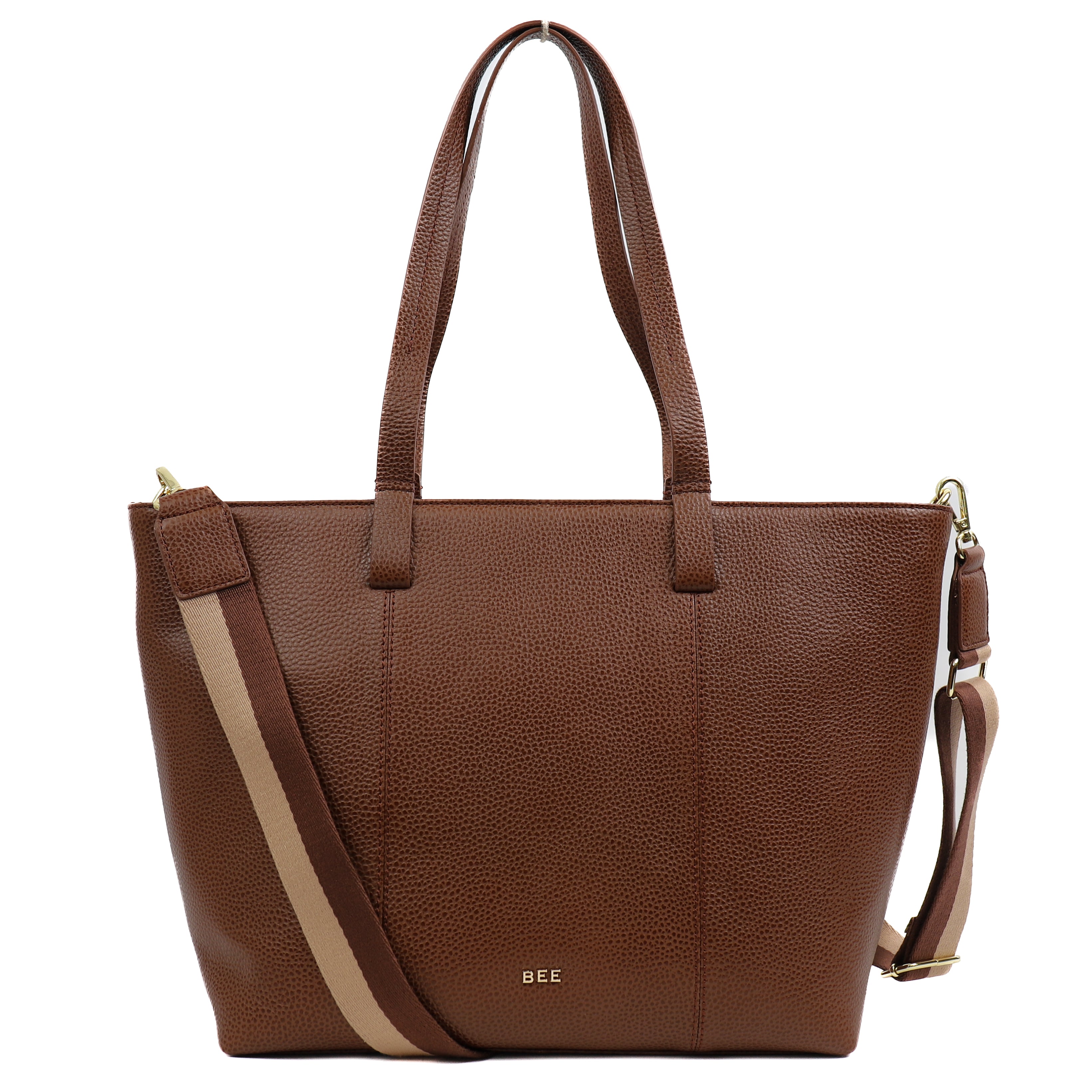 Large shopper 'Maya' Tipping Tan