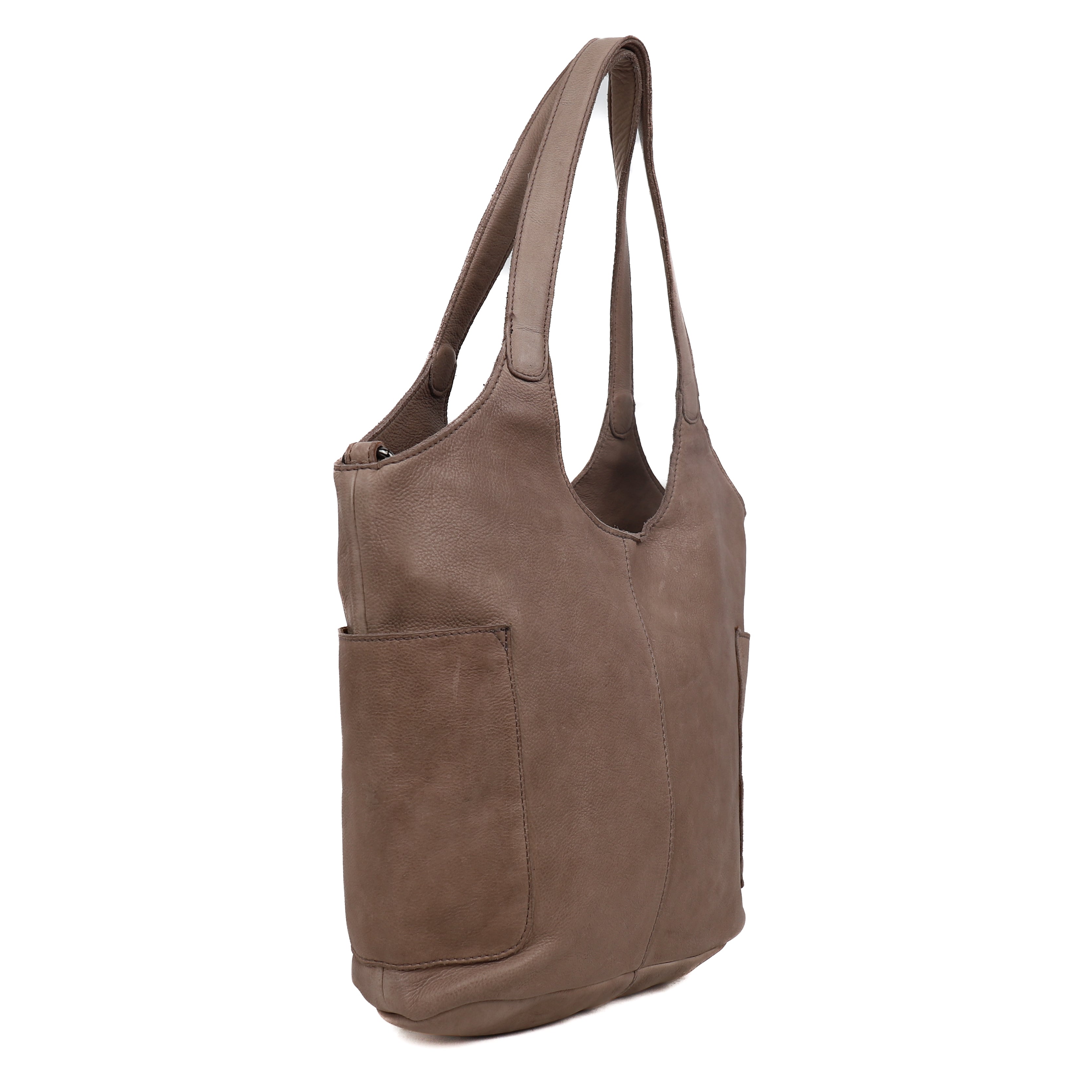 Hand/shoulder bag 'Diede' taupe