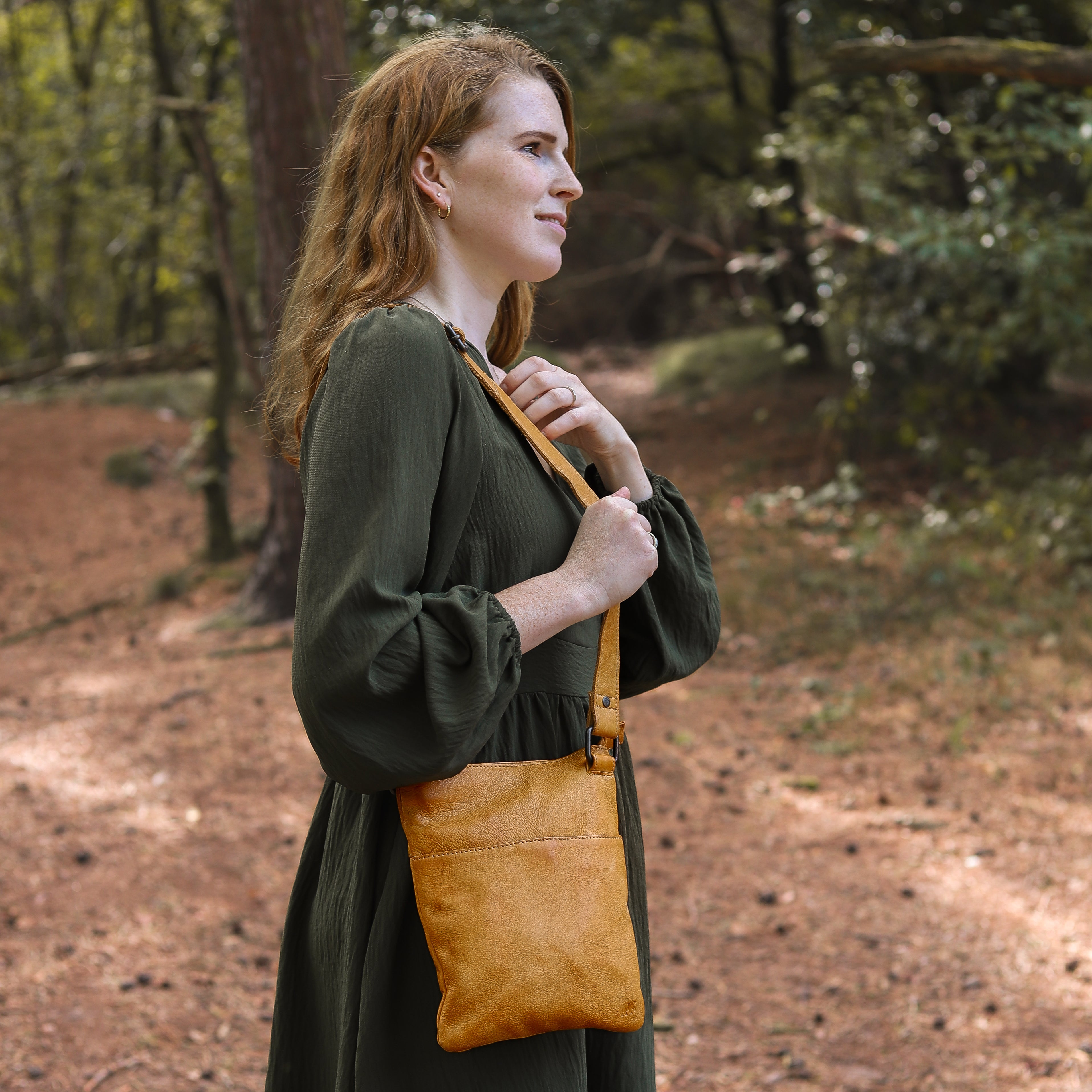 Shoulder bag 'Doris' yellow
