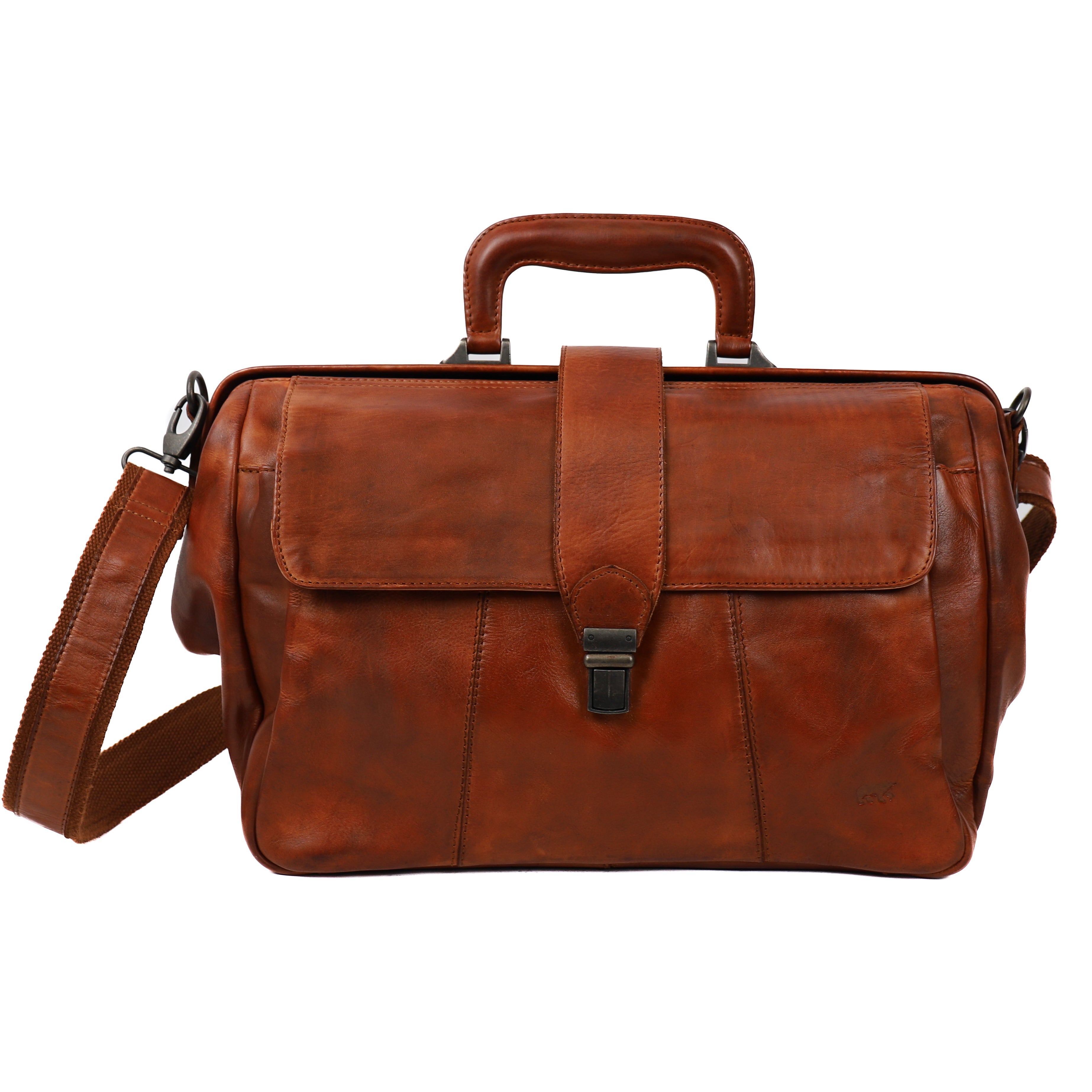 Doctor's bag 'Uwe' cognac