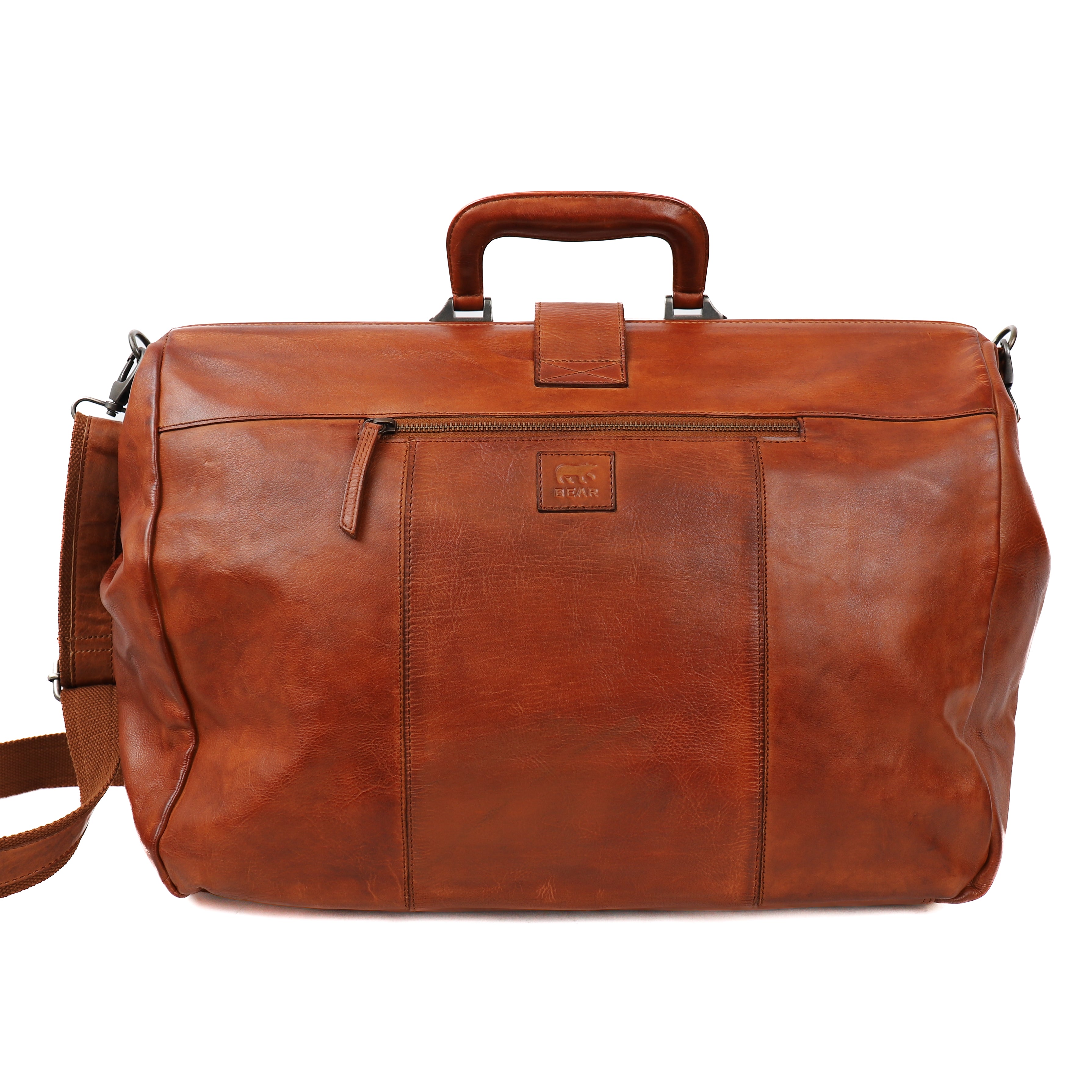 Doctor's/weekend bag 'Victor' cognac