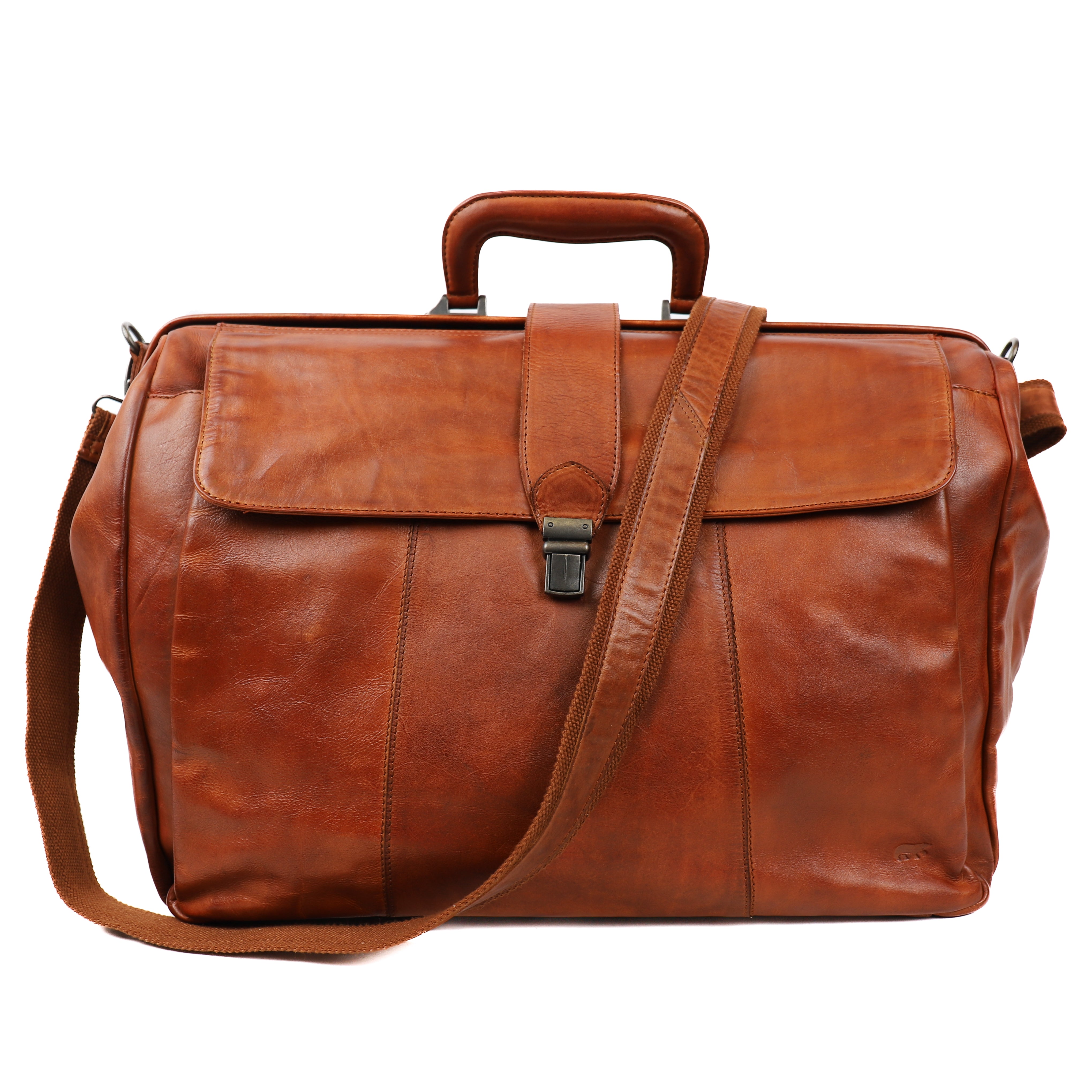 Doctor's/weekend bag 'Victor' cognac