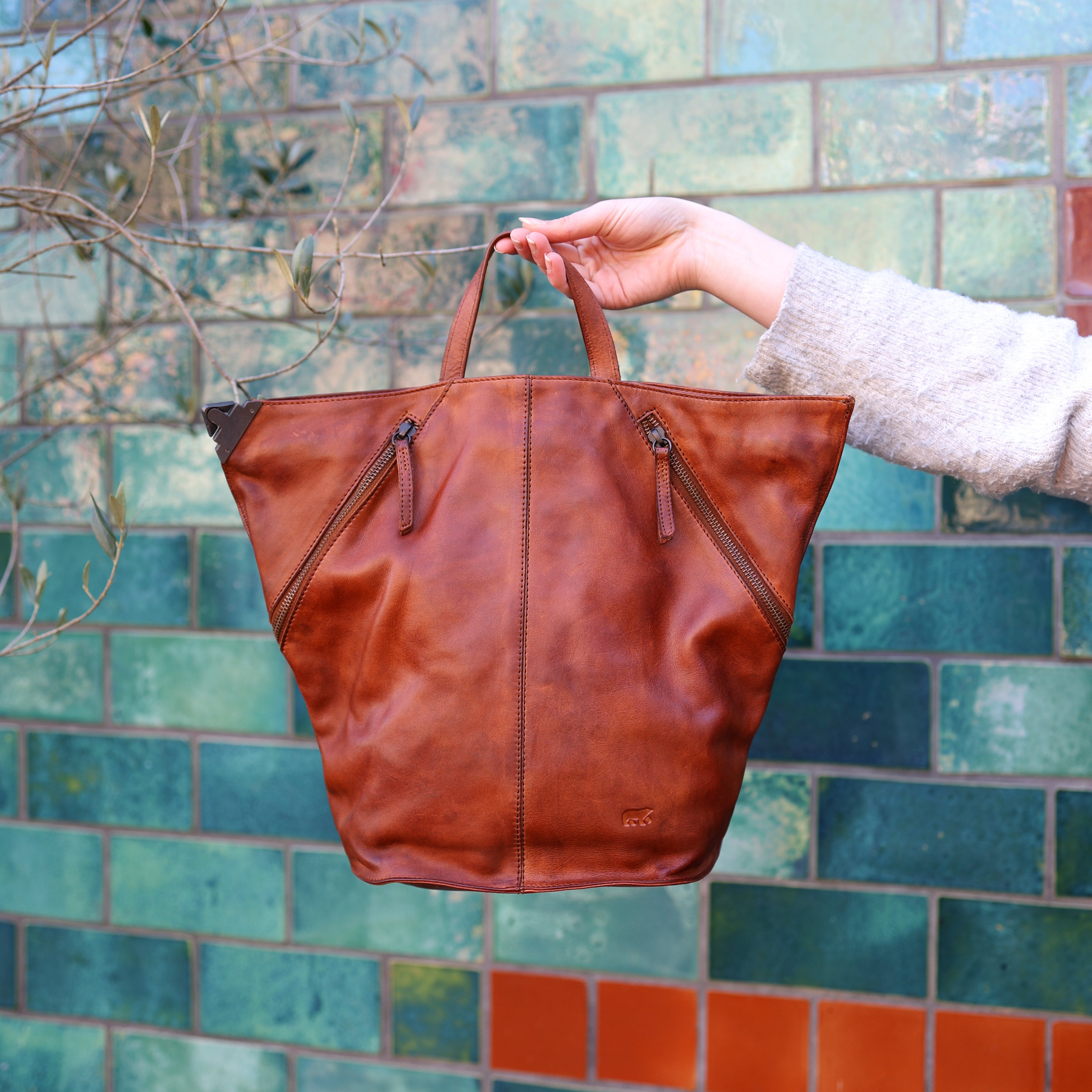 Folding backpack 'Lisa' blue