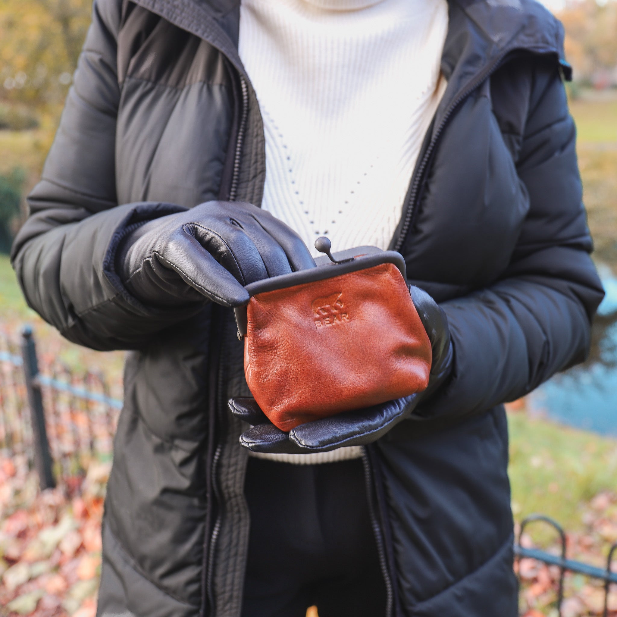 Wallet 'Lorraine' cognac