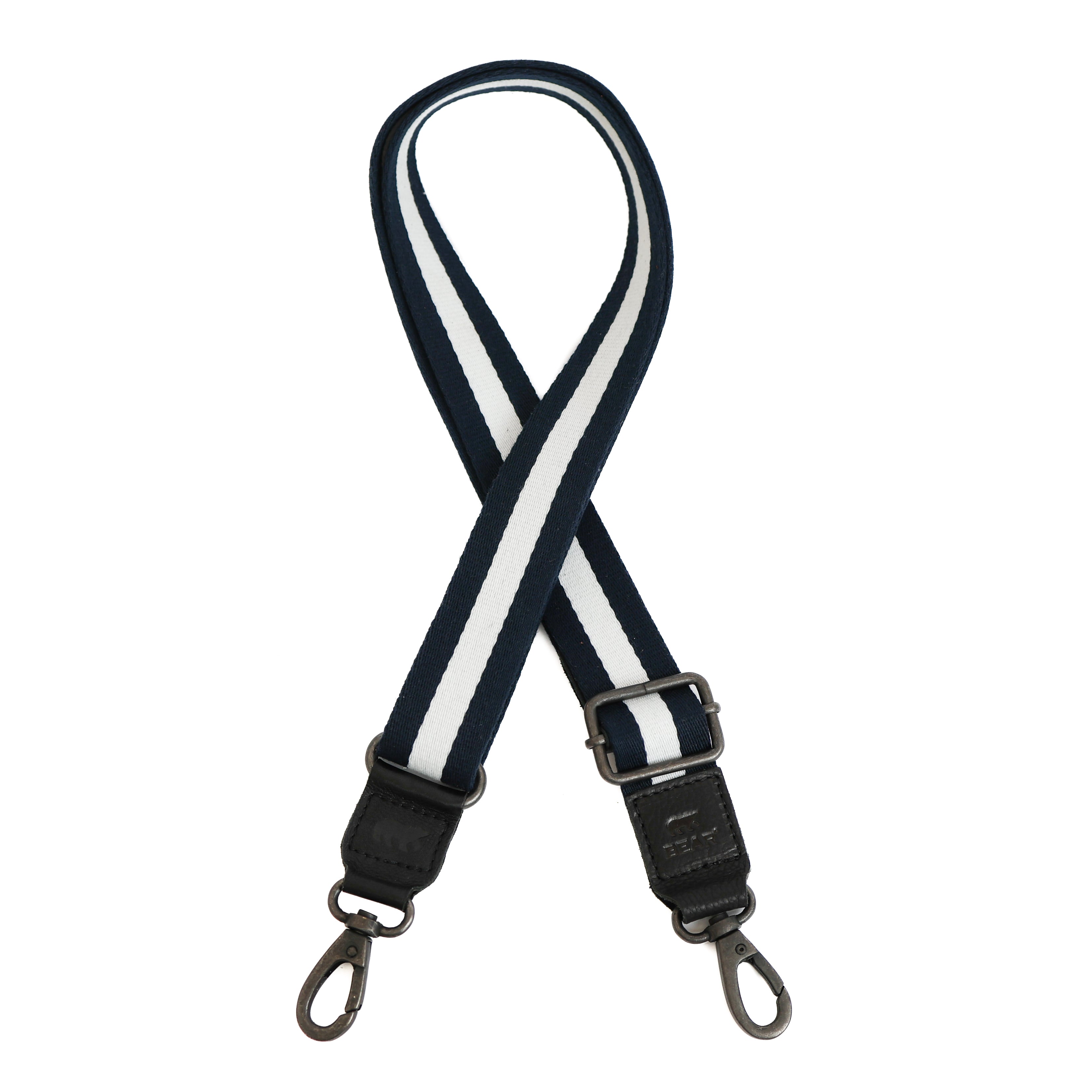 Bag strap 'Puck' dark blue/white