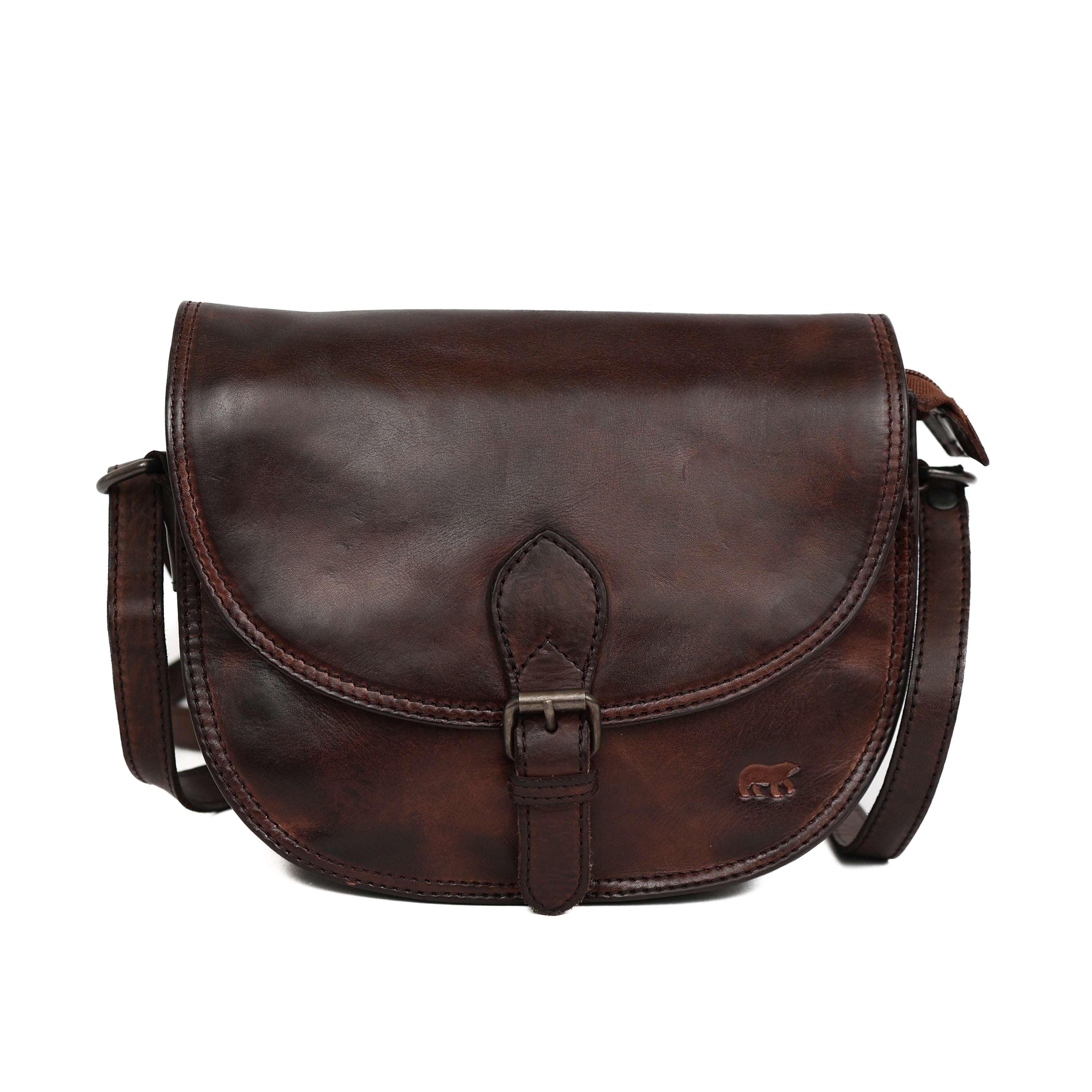 Shoulder bag 'Gigi' dark brown