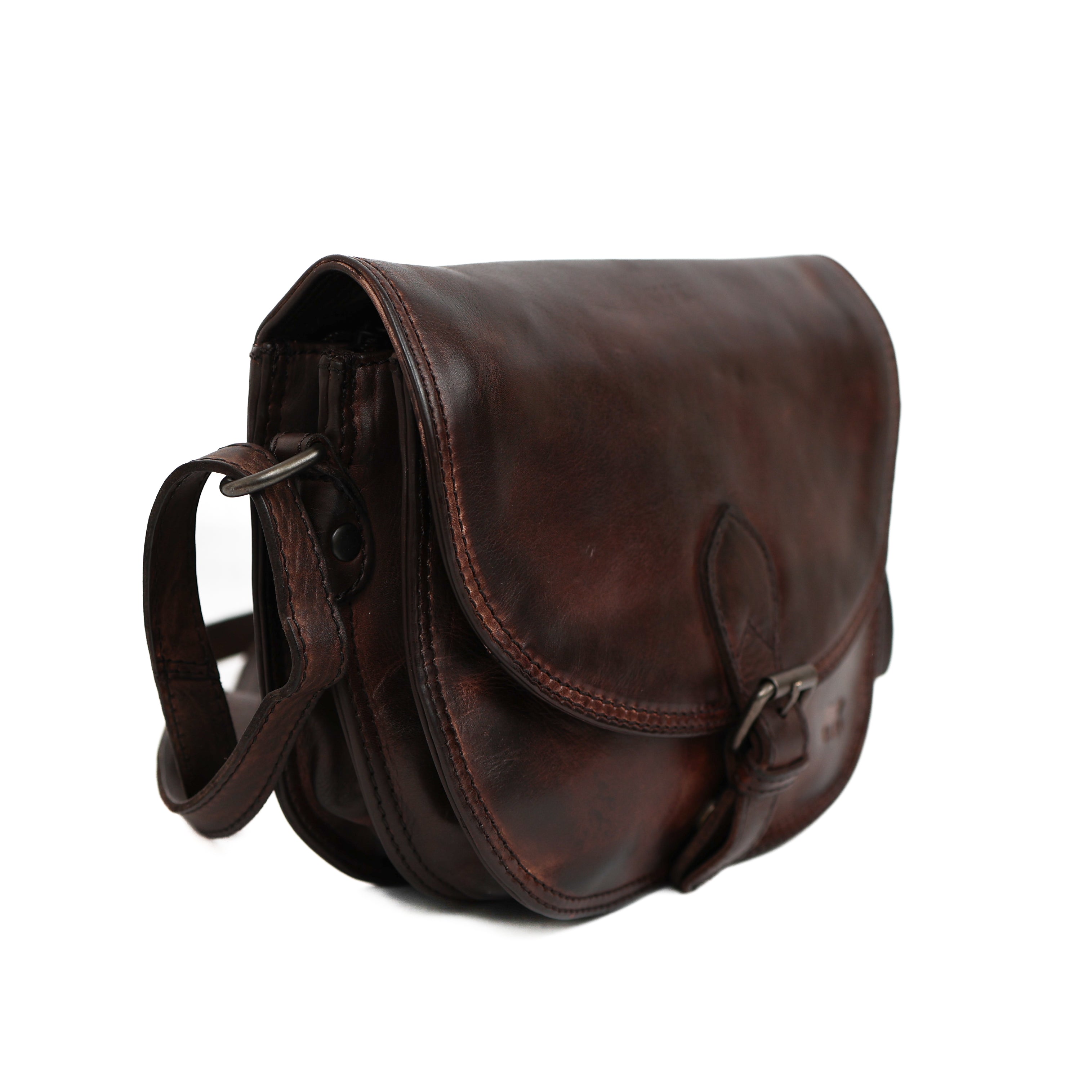 Shoulder bag 'Gigi' dark brown