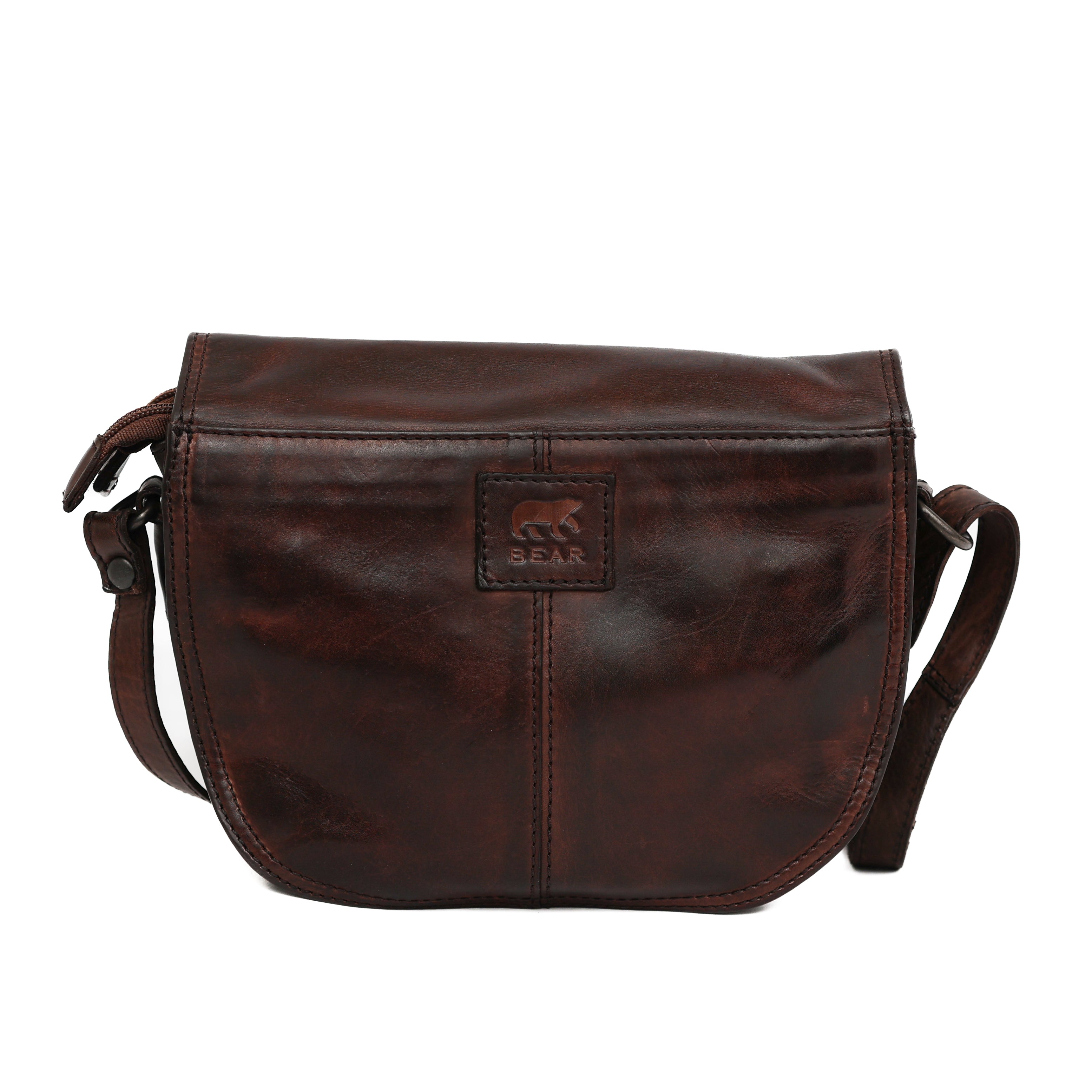 Shoulder bag 'Gigi' dark brown