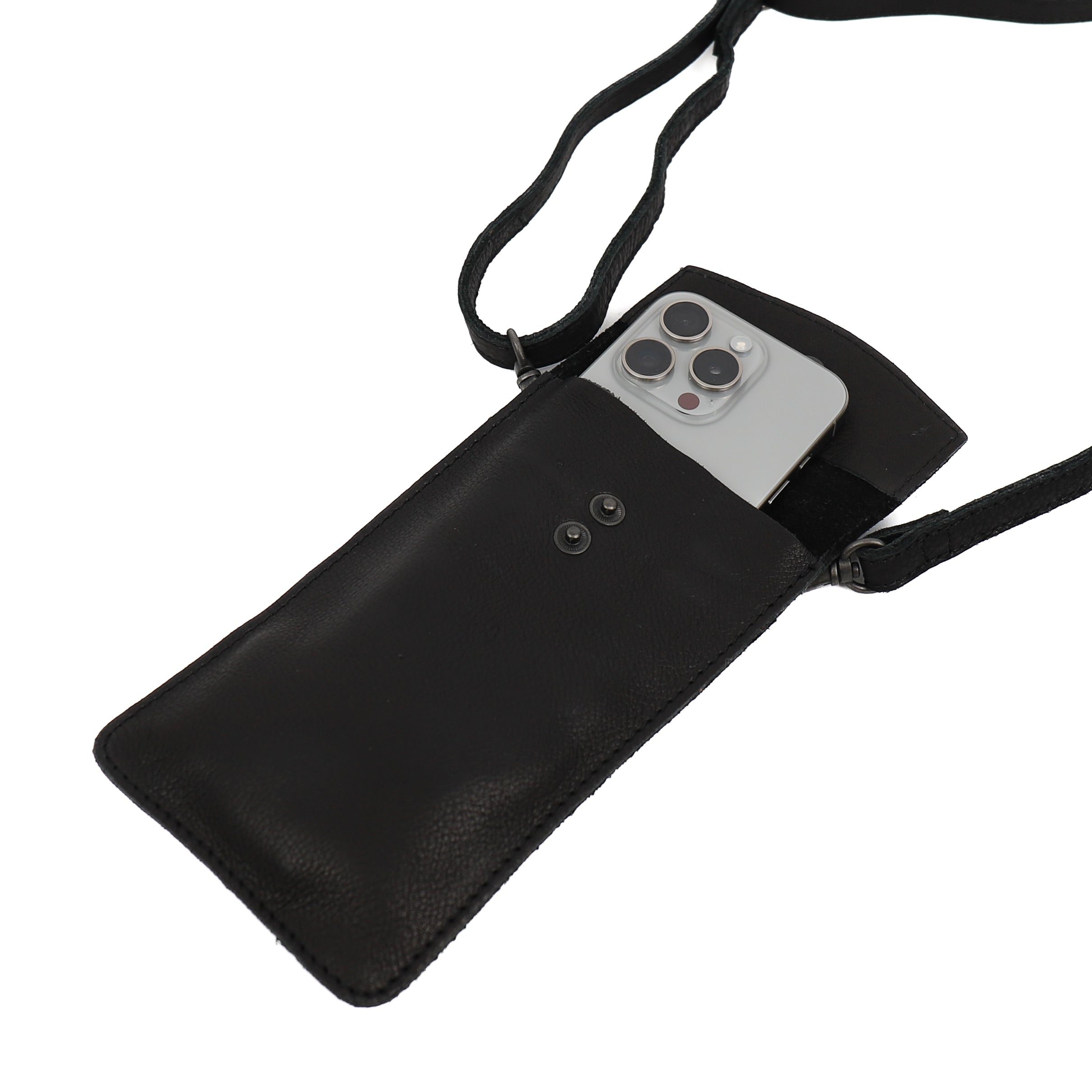 Telefoontasje 'Priya' zwart