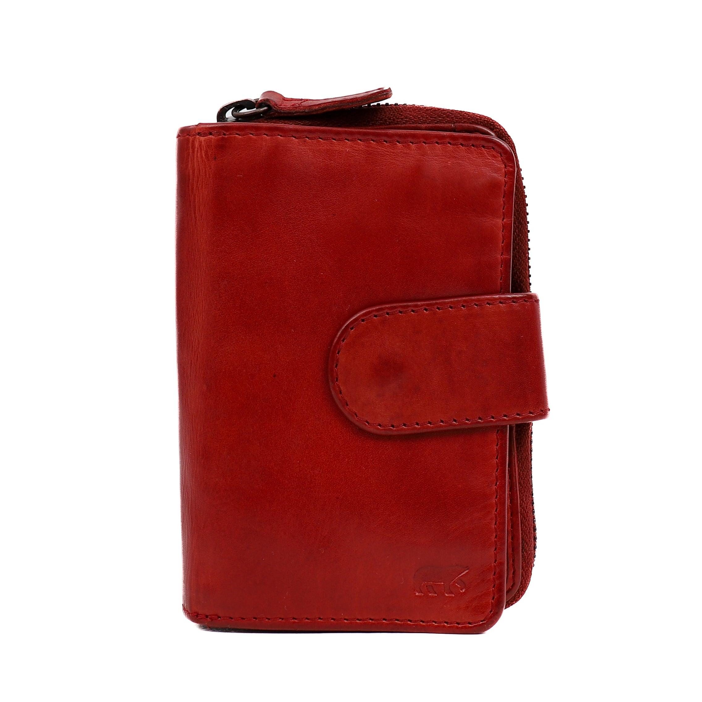 Ritsportemonnee 'Loet' rood