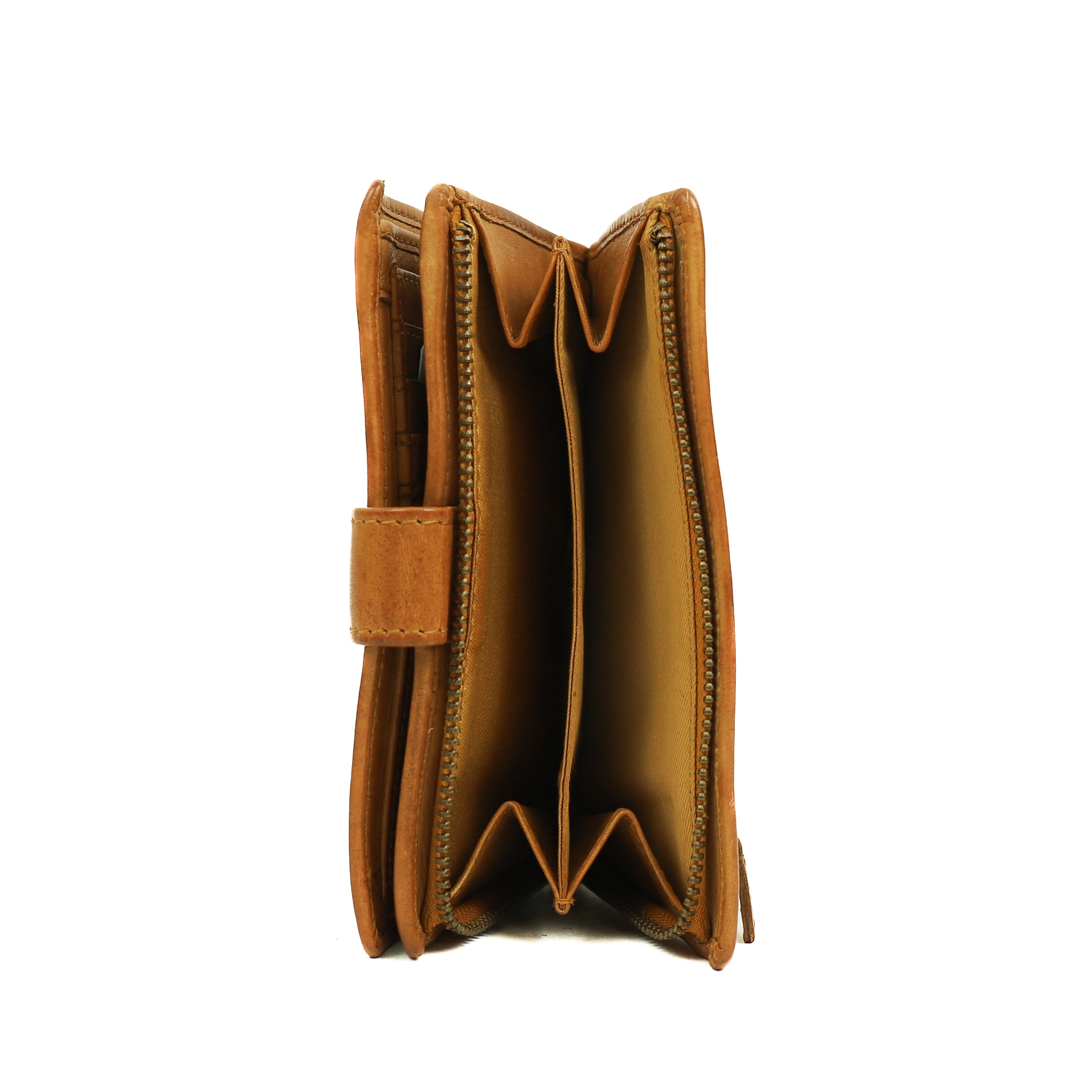 Wallet 'Sanne' yellow studs - CL 15087