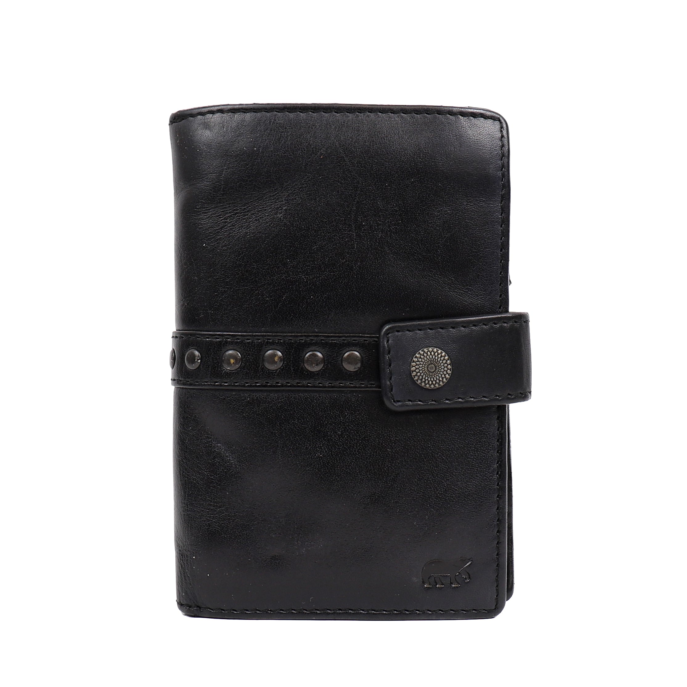 Wallet 'Sanne' black studs - CL 15087