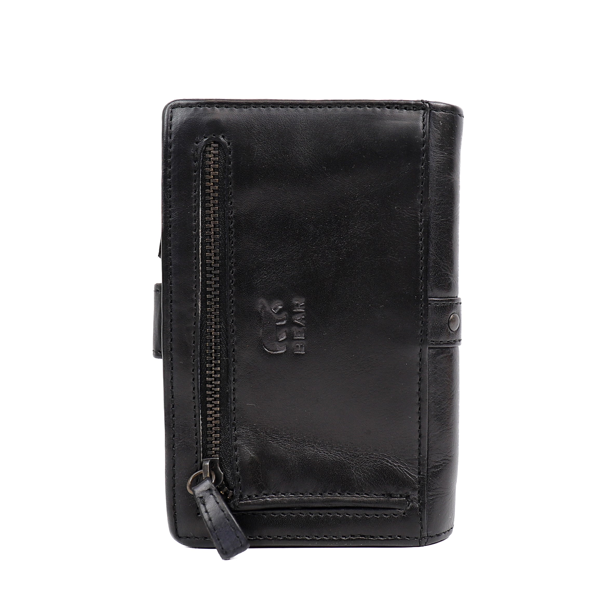 Wallet 'Sanne' black studs - CL 15087