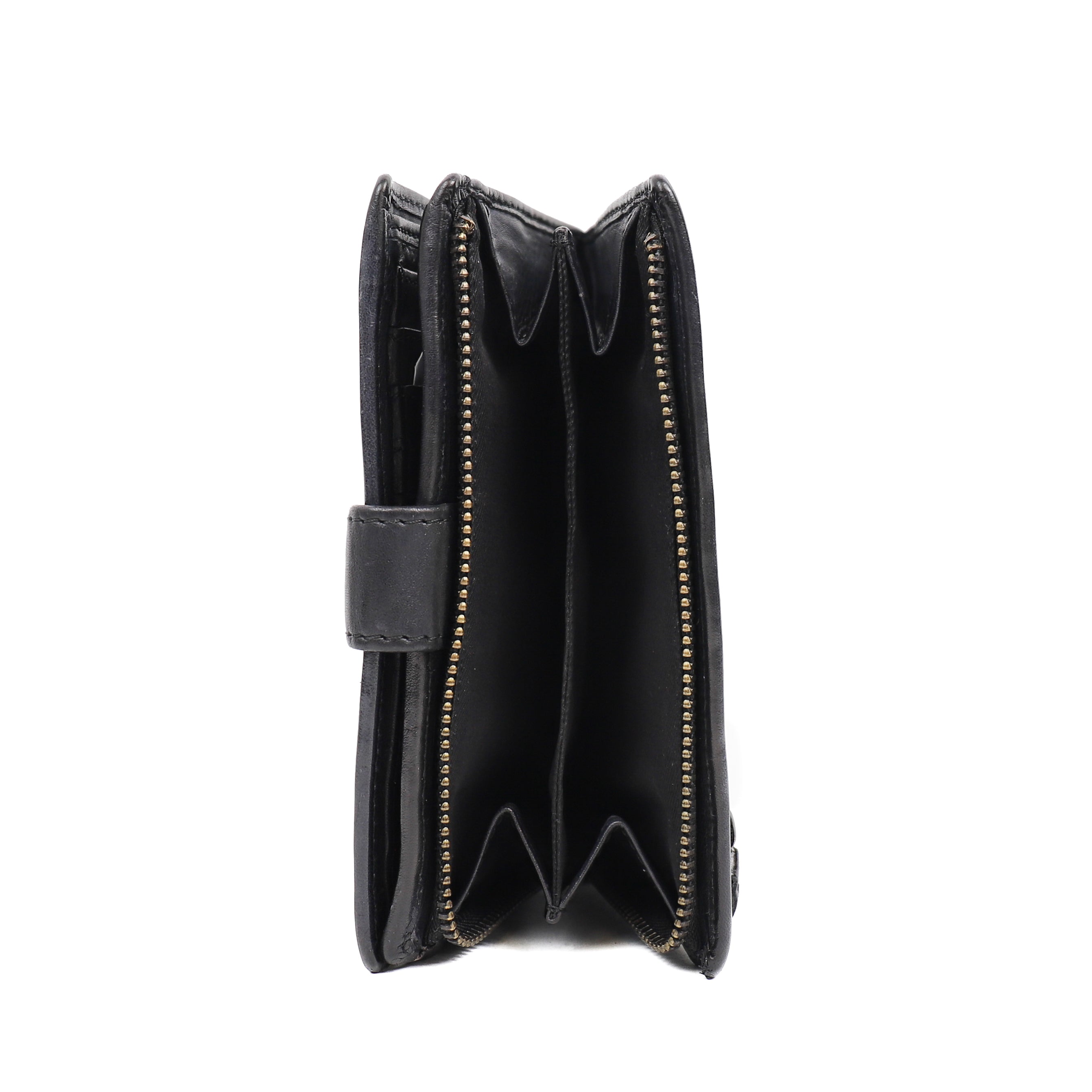 Wallet 'Sanne' black studs - CL 15087