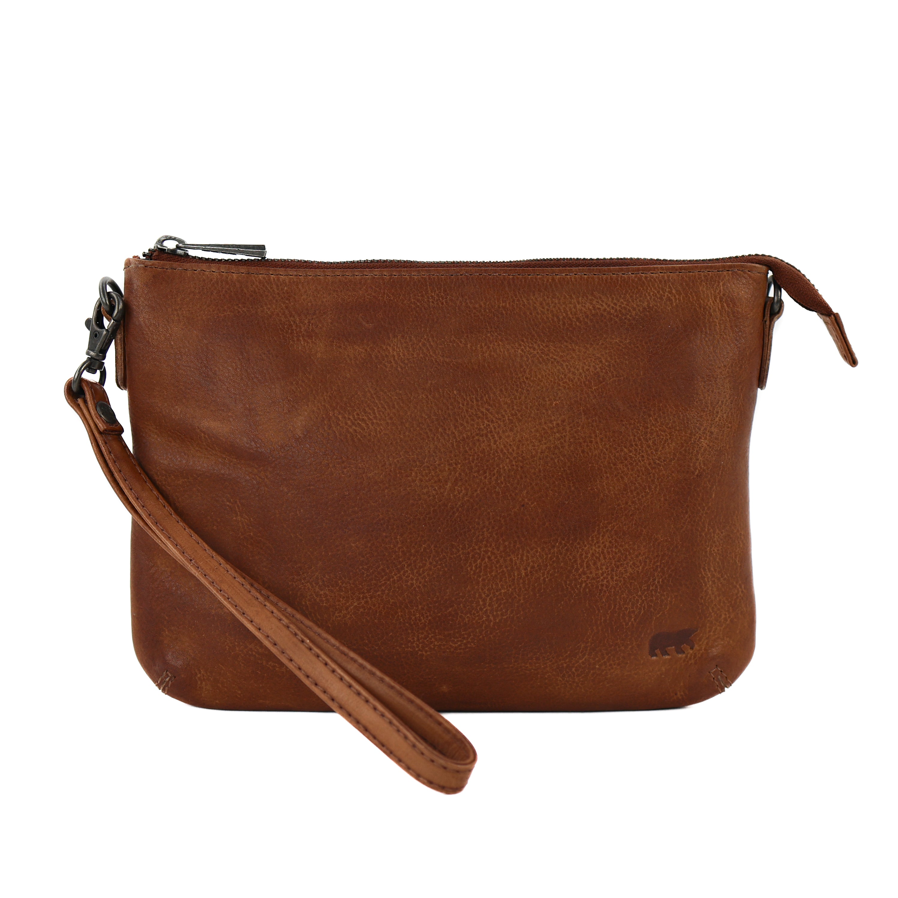 Clutch/Schoudertasje 'Julie' cognac