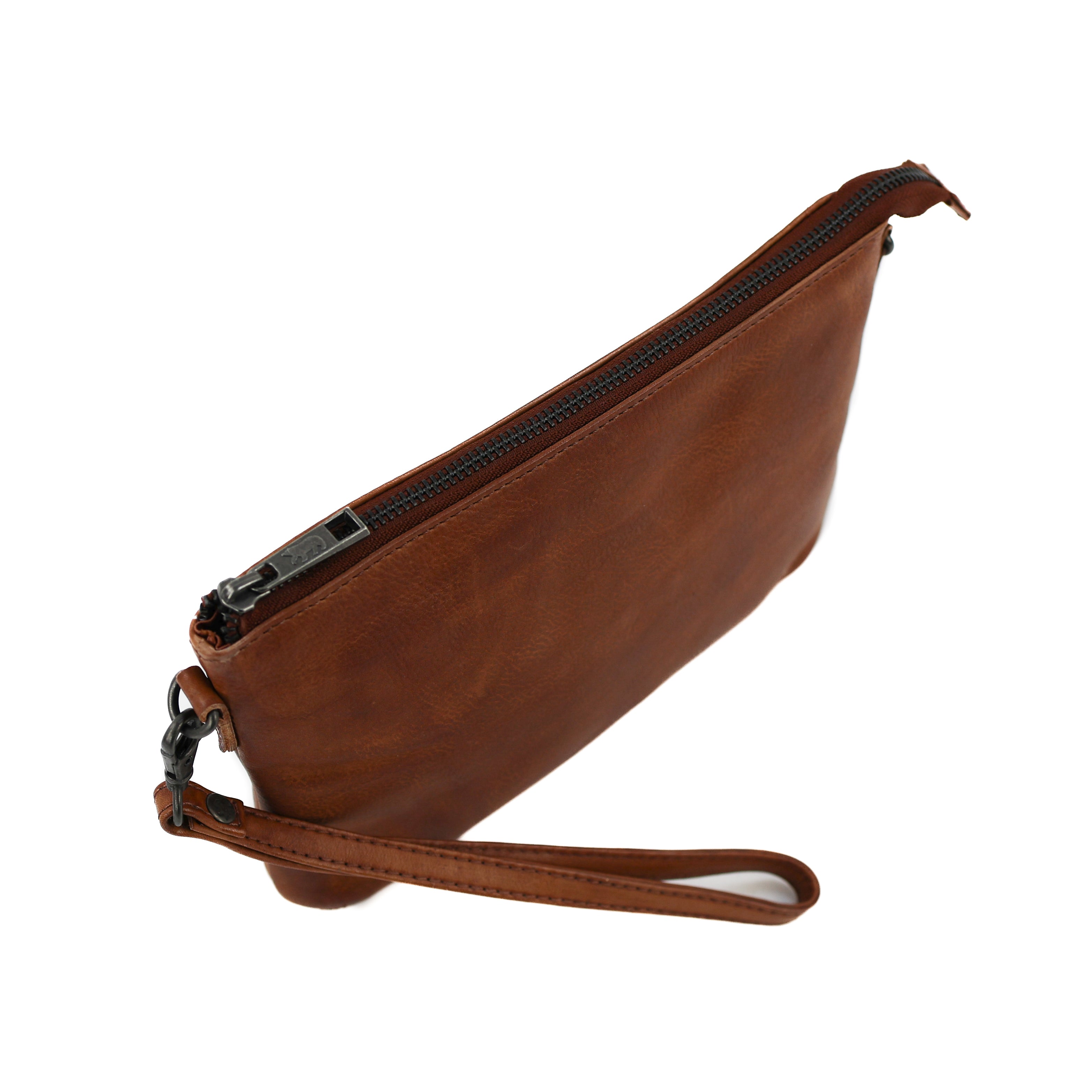 Clutch/Schoudertasje 'Julie' cognac