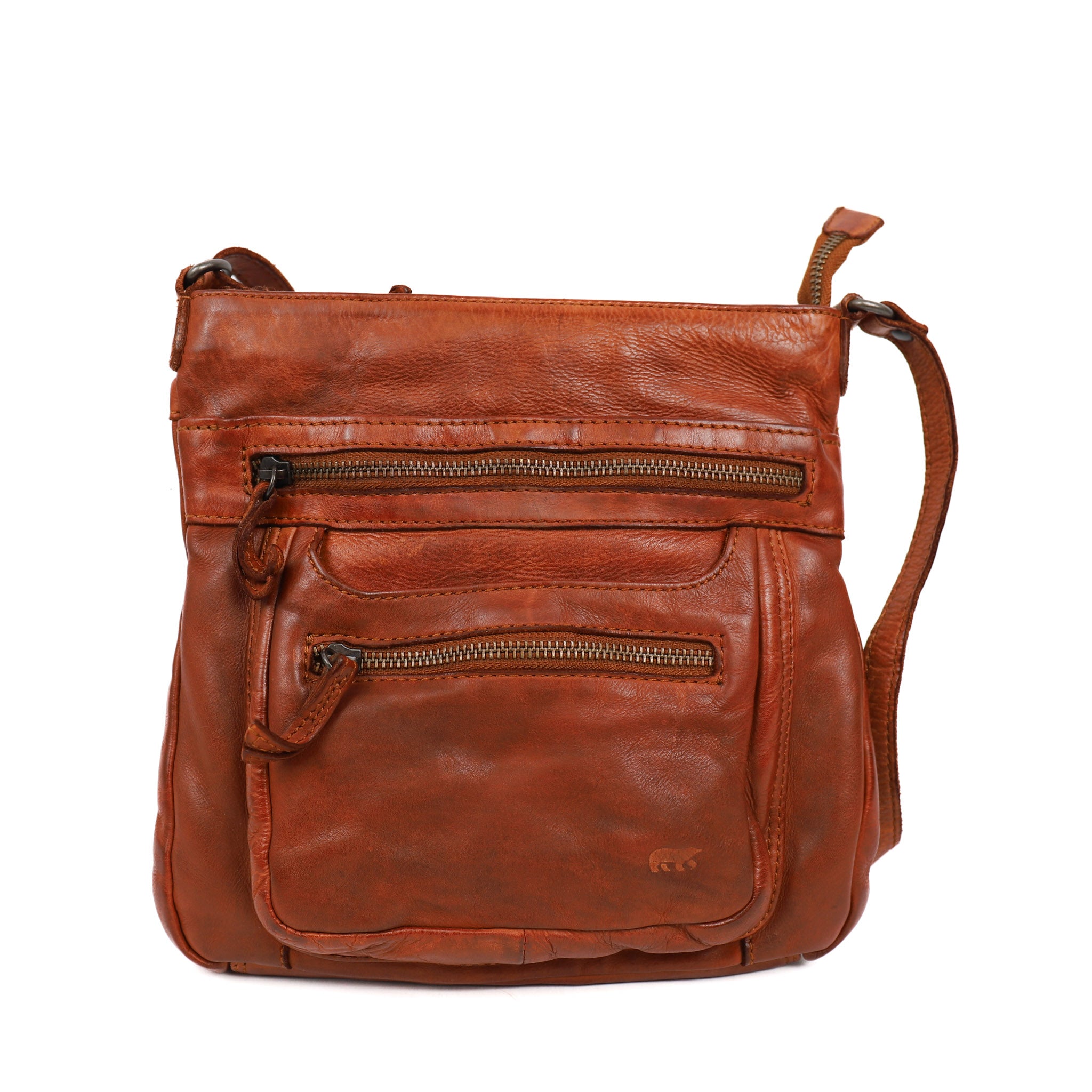 Shoulder bag 'Marion' cognac