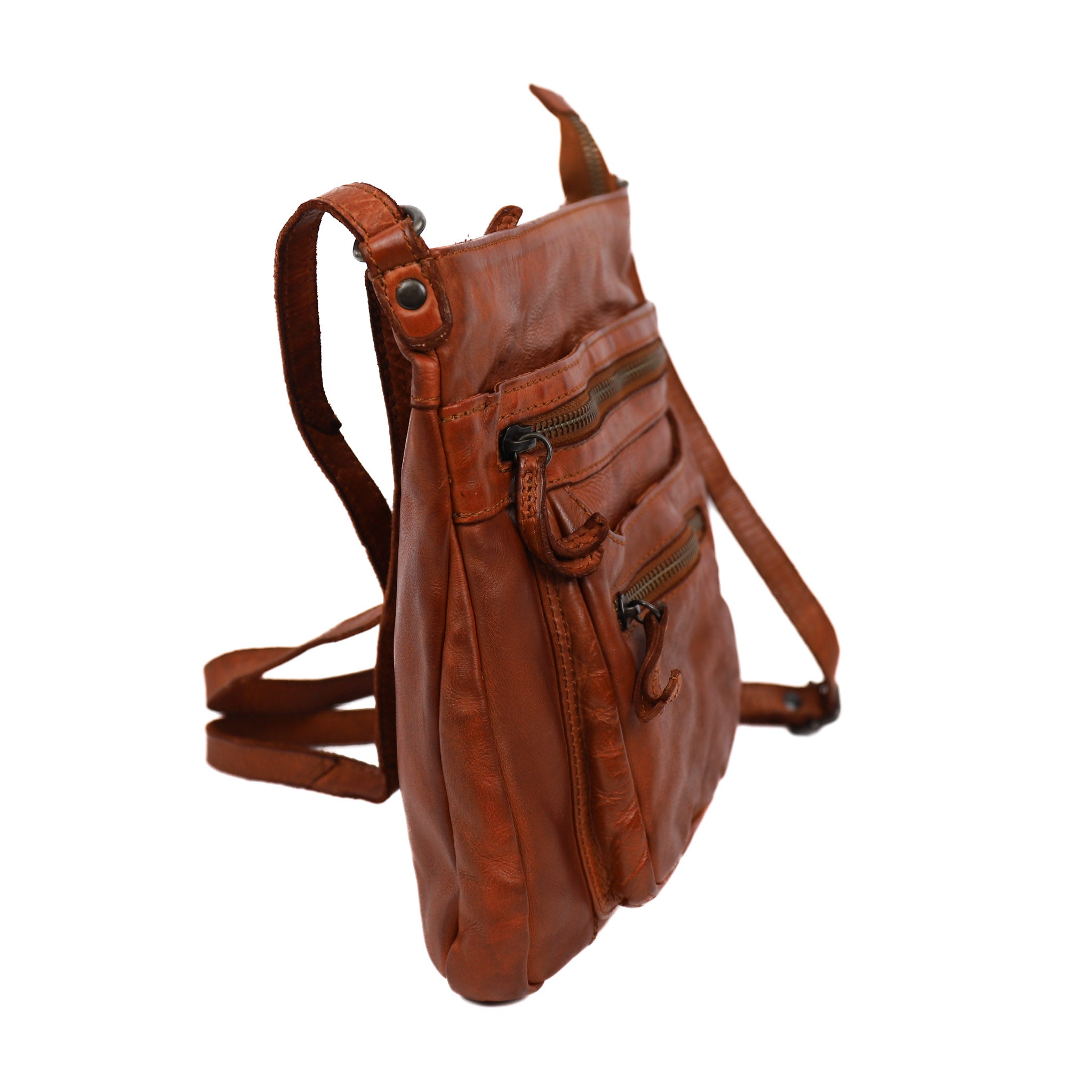 Shoulder bag 'Marion' cognac