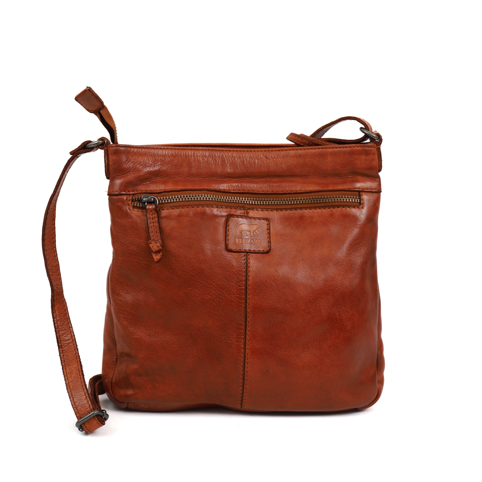 Shoulder bag 'Marion' cognac
