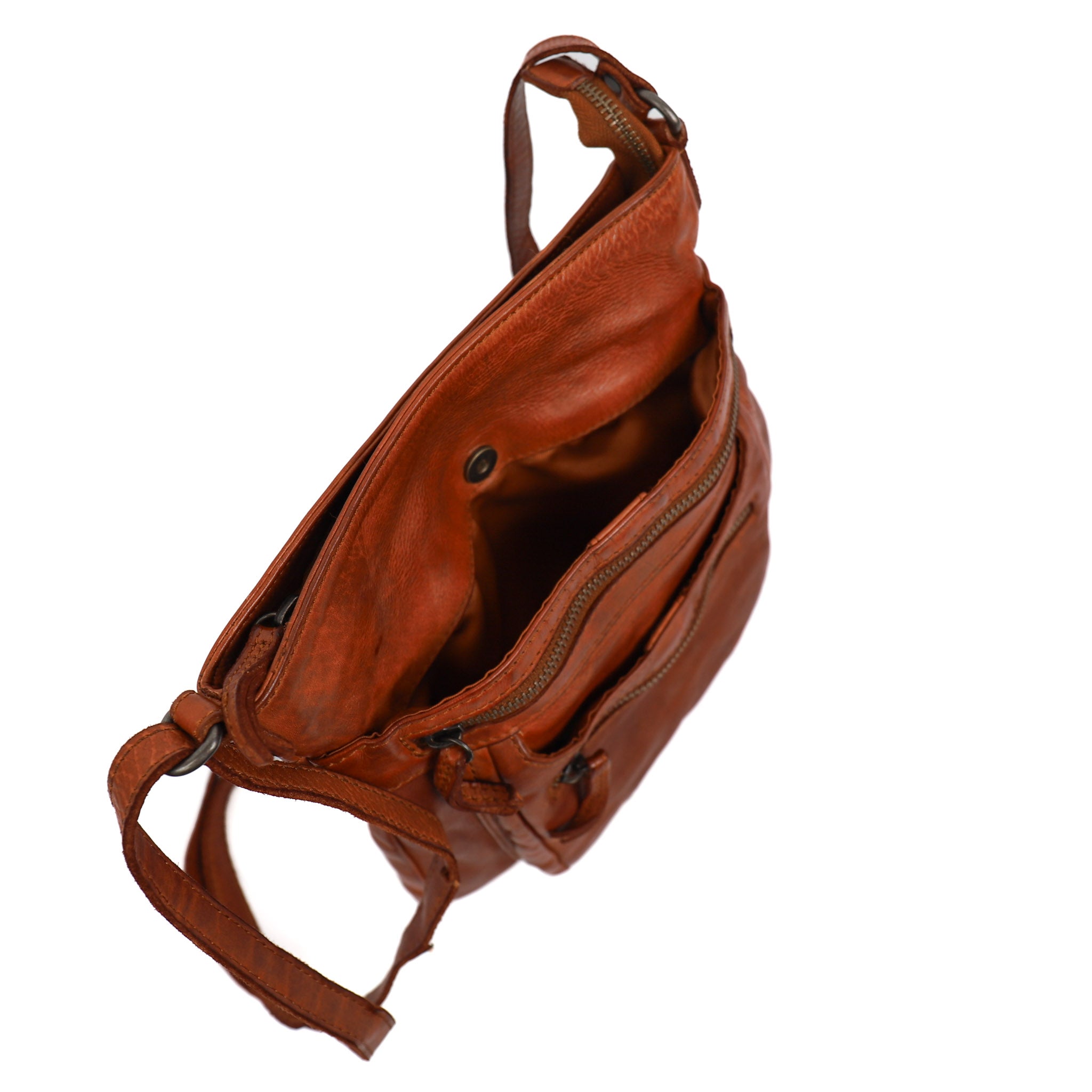 Shoulder bag 'Marion' cognac