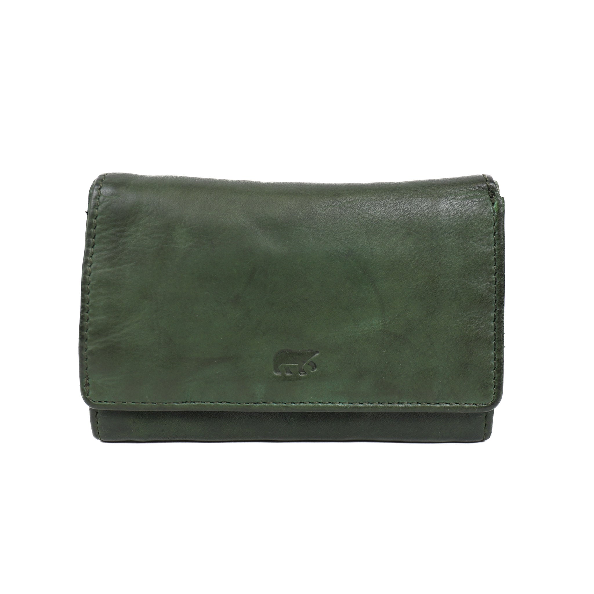 Wrap wallet 'Flappie' green - CL 15572