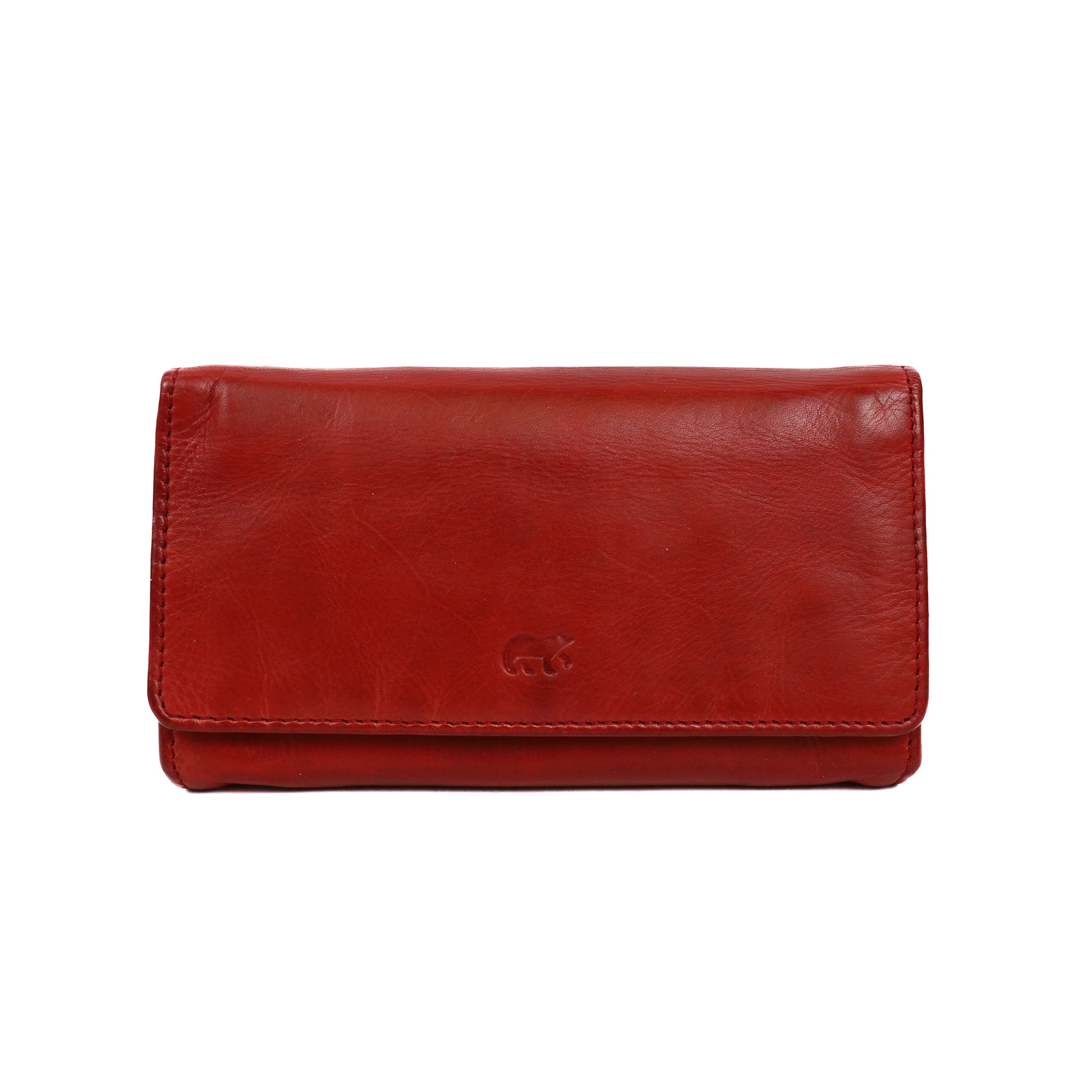 Overslag portemonnee 'Noor' rood