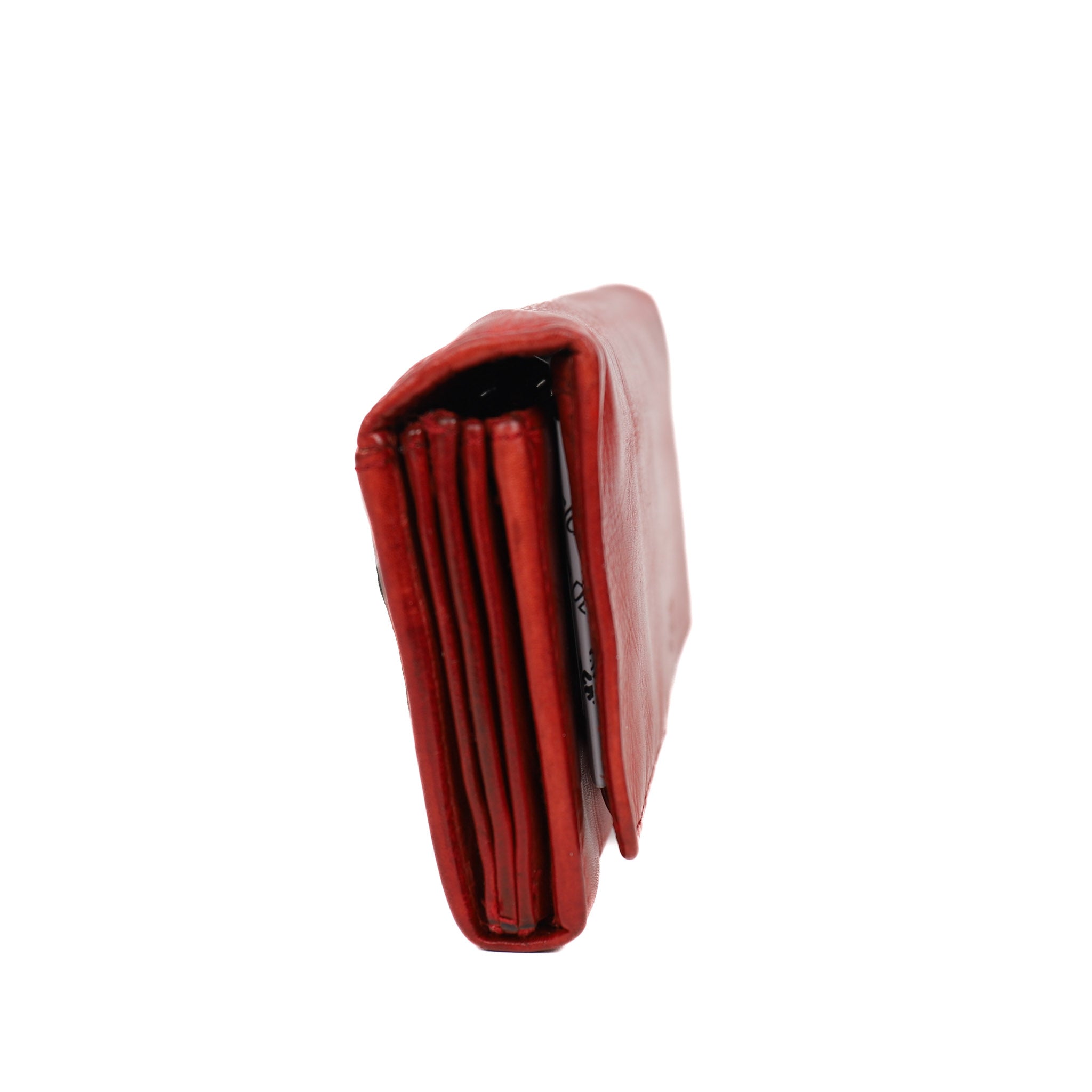 Overslag portemonnee 'Noor' rood