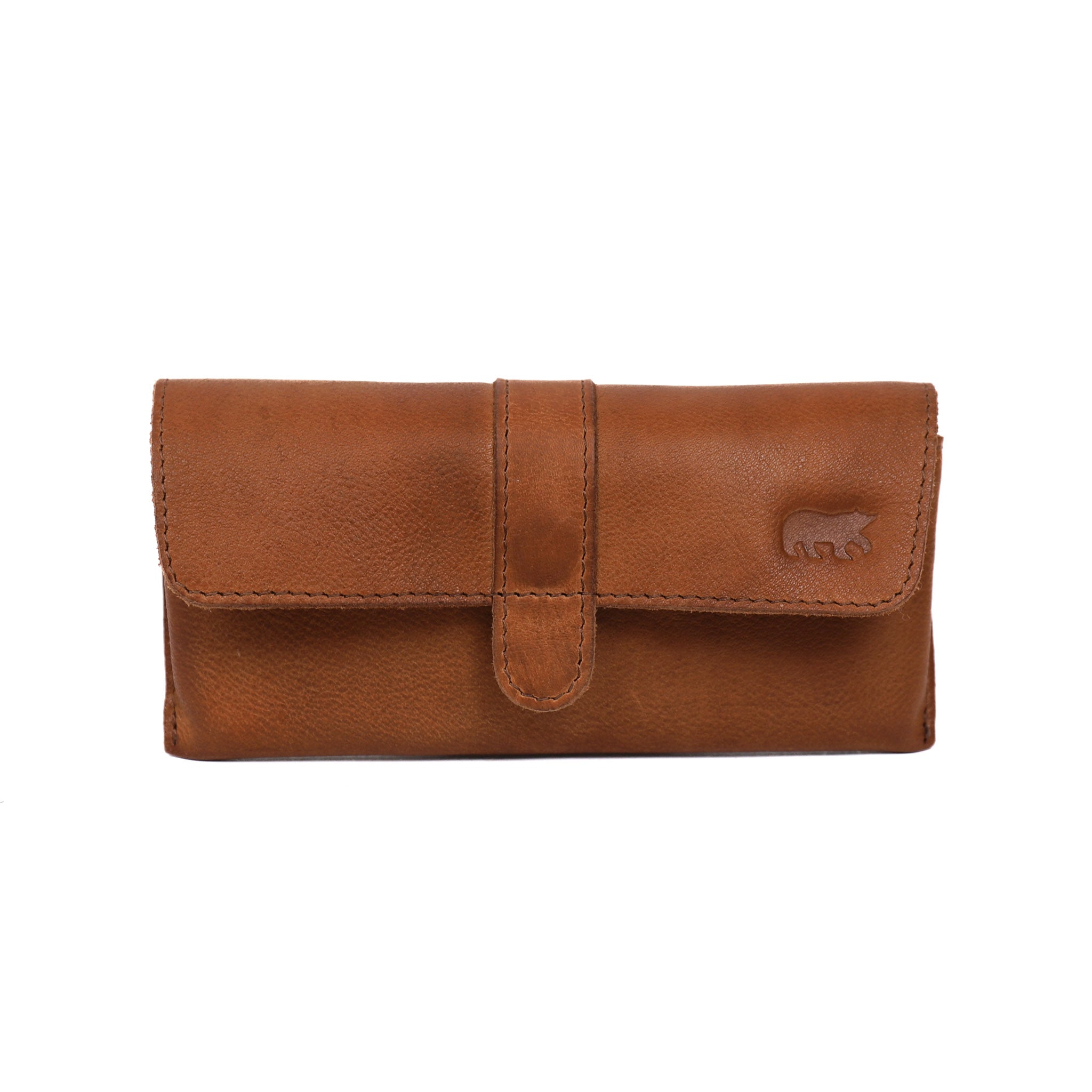 Glasses case 'Weta' cognac - CP 2114