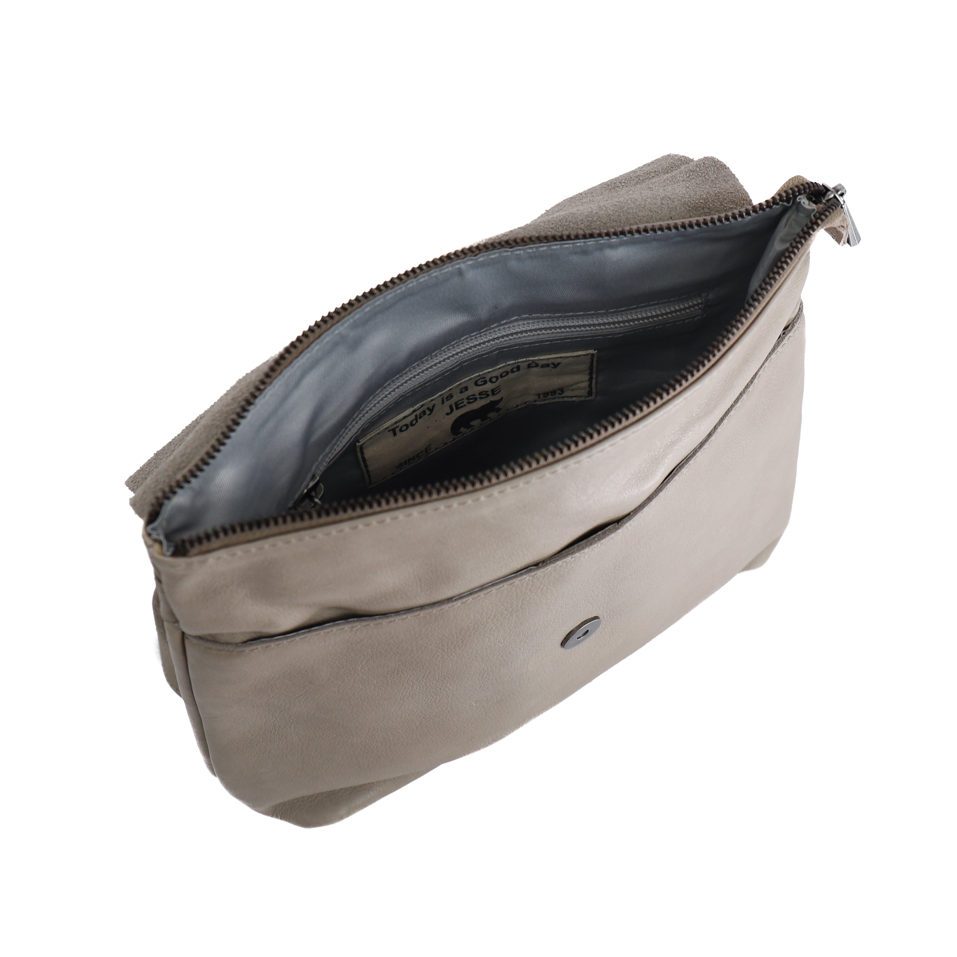 Rugzak/schoudertas 'Jesse' ice grey