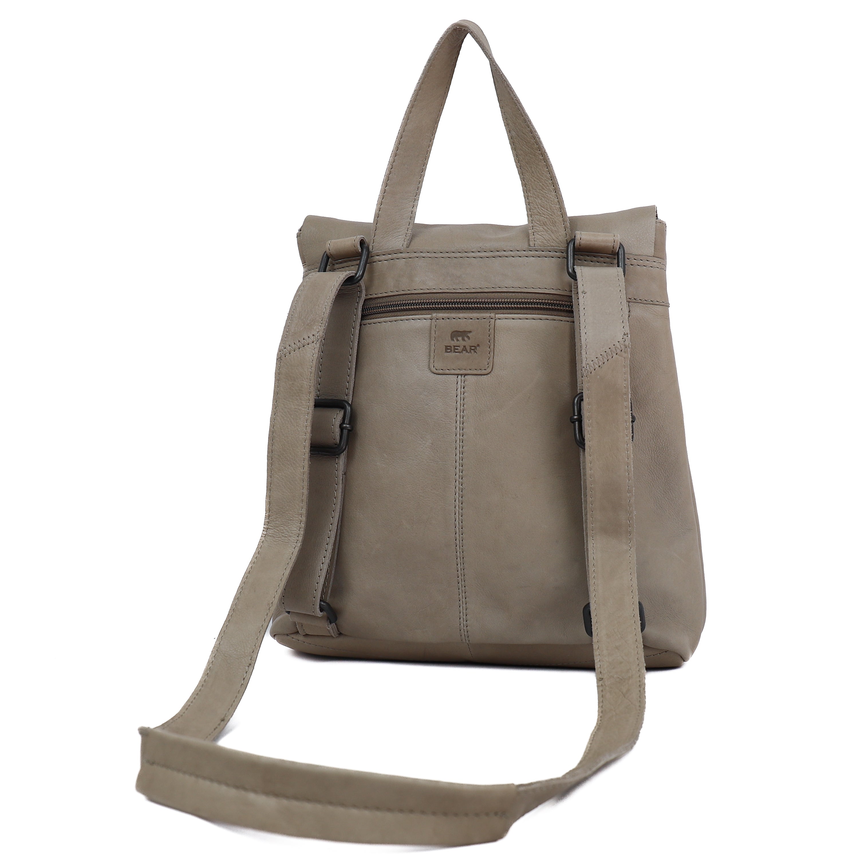 Rugzak/schoudertas 'Jesse' ice grey