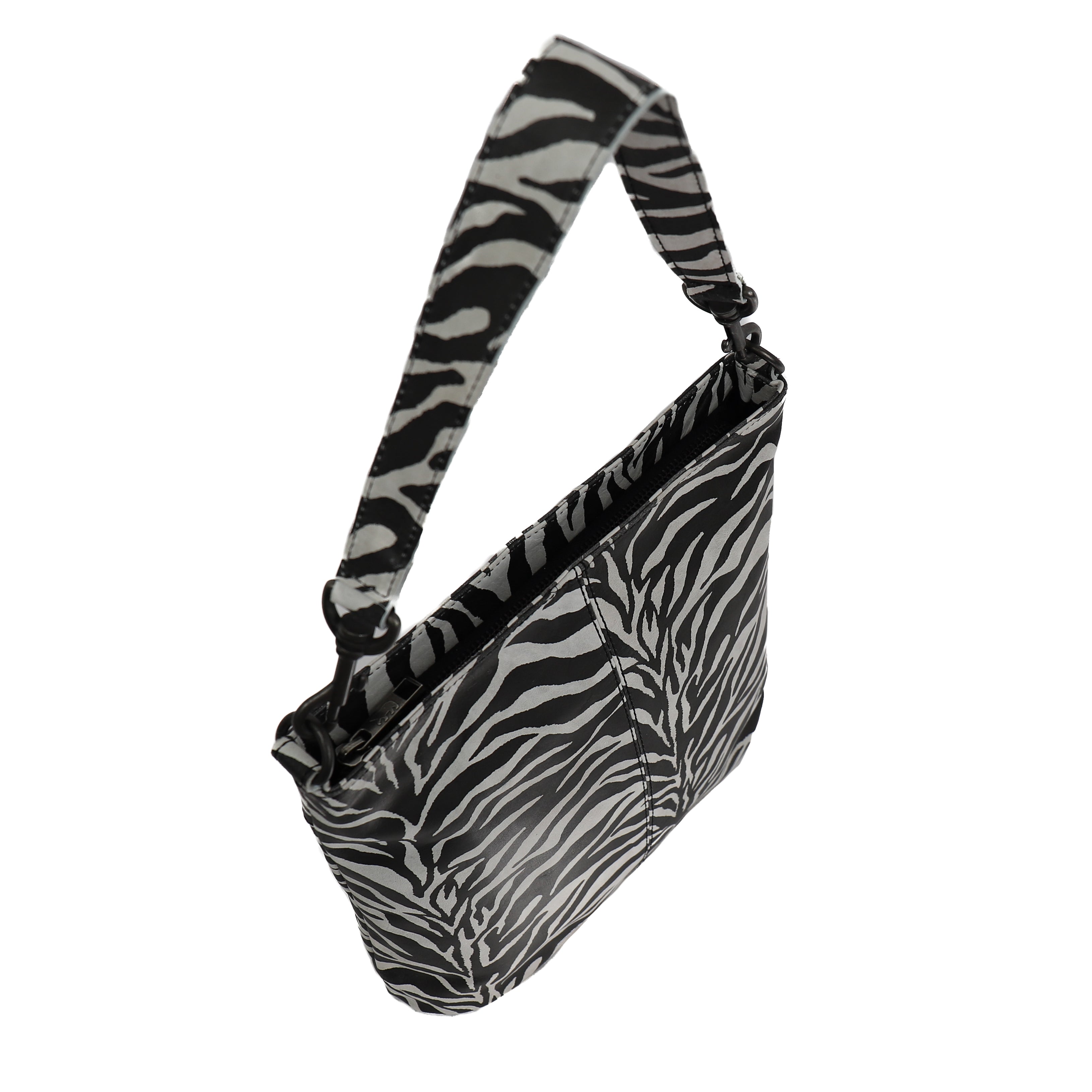 Hobo bag 'Caprica' zebra