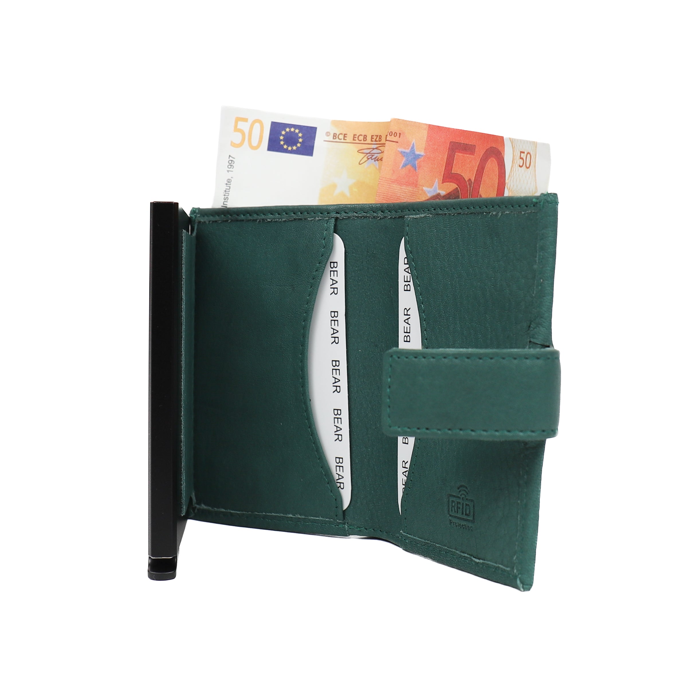Card holder 'Elsie' aqua