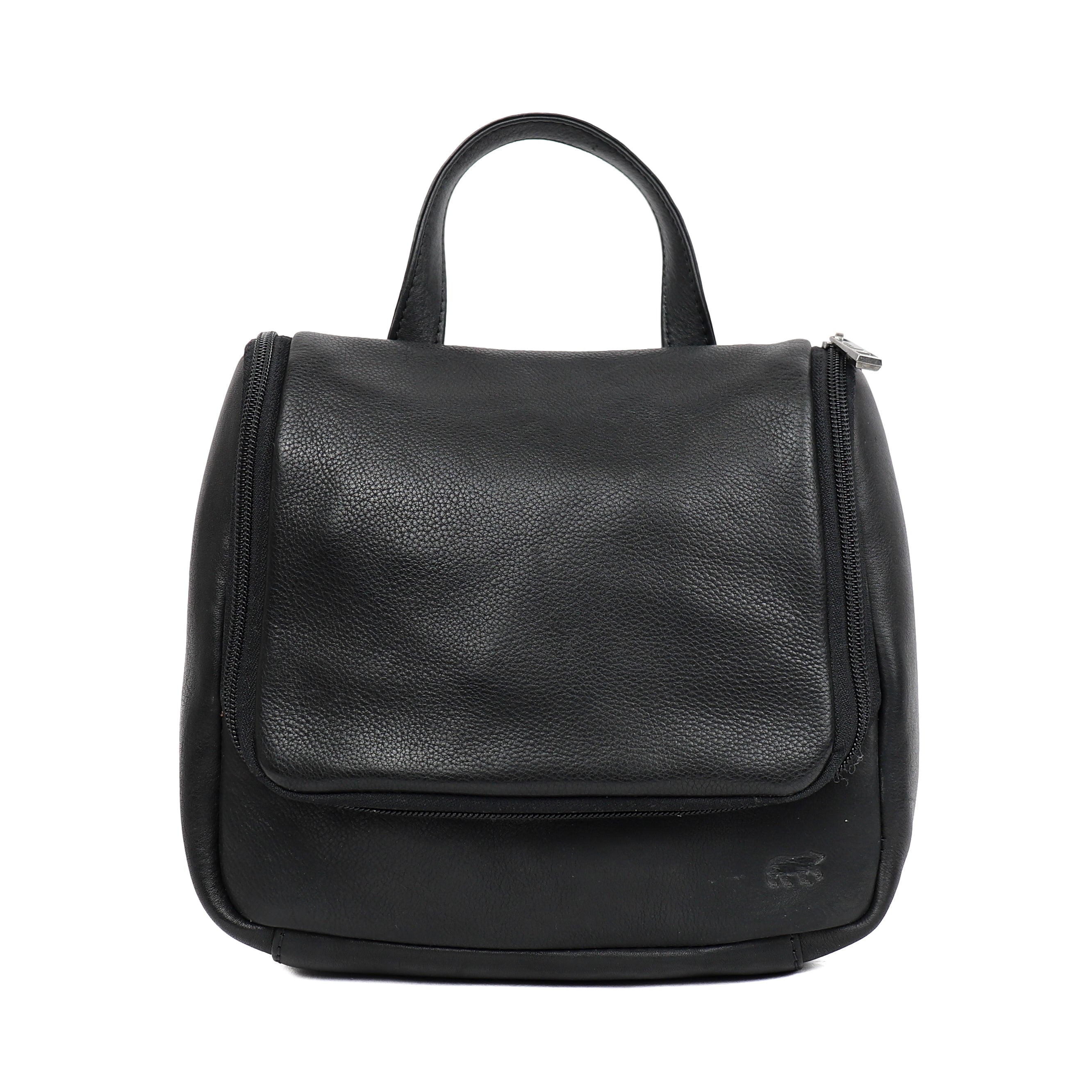 Hanging toiletry bag with hook 'Martin' black