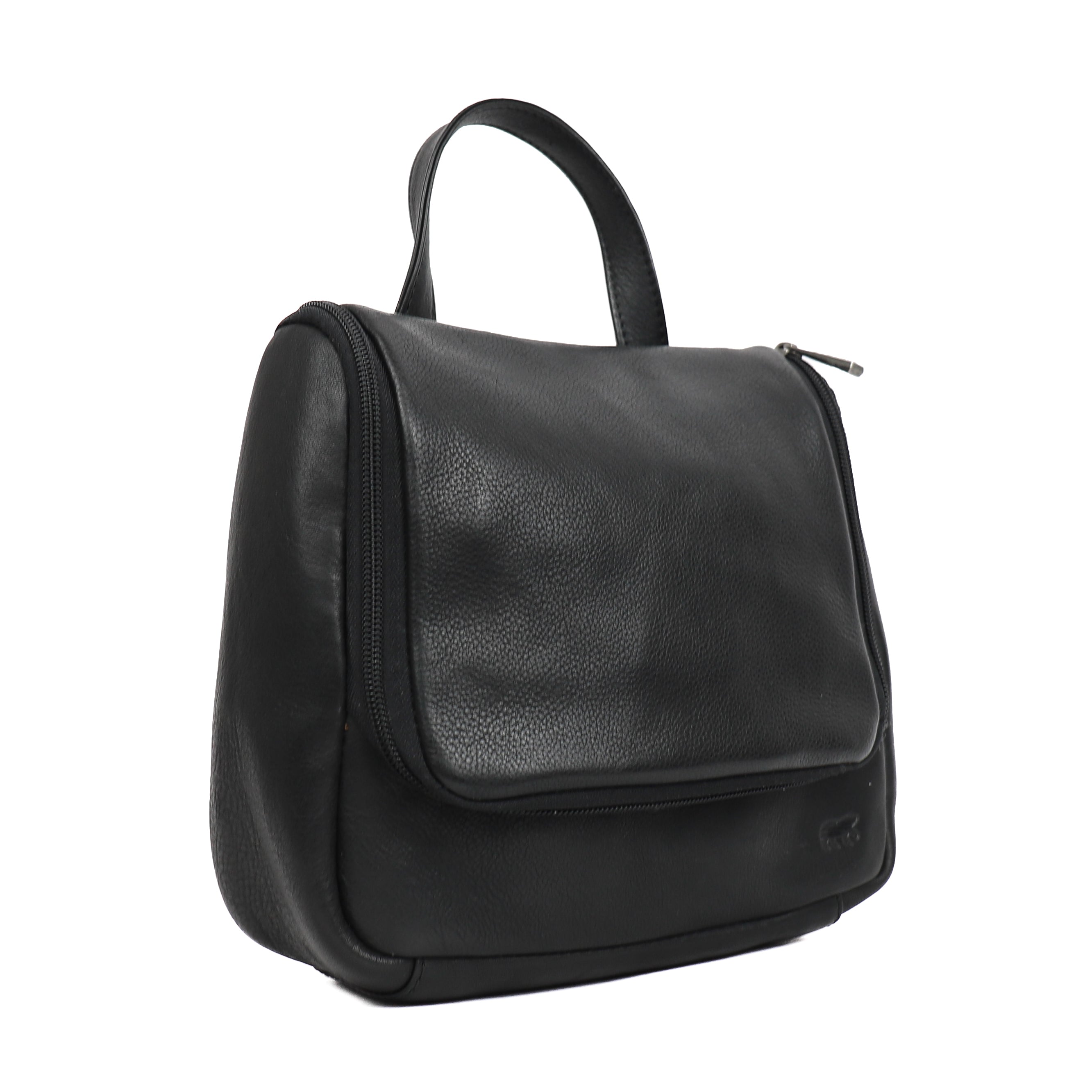 Hanging toiletry bag with hook 'Martin' black