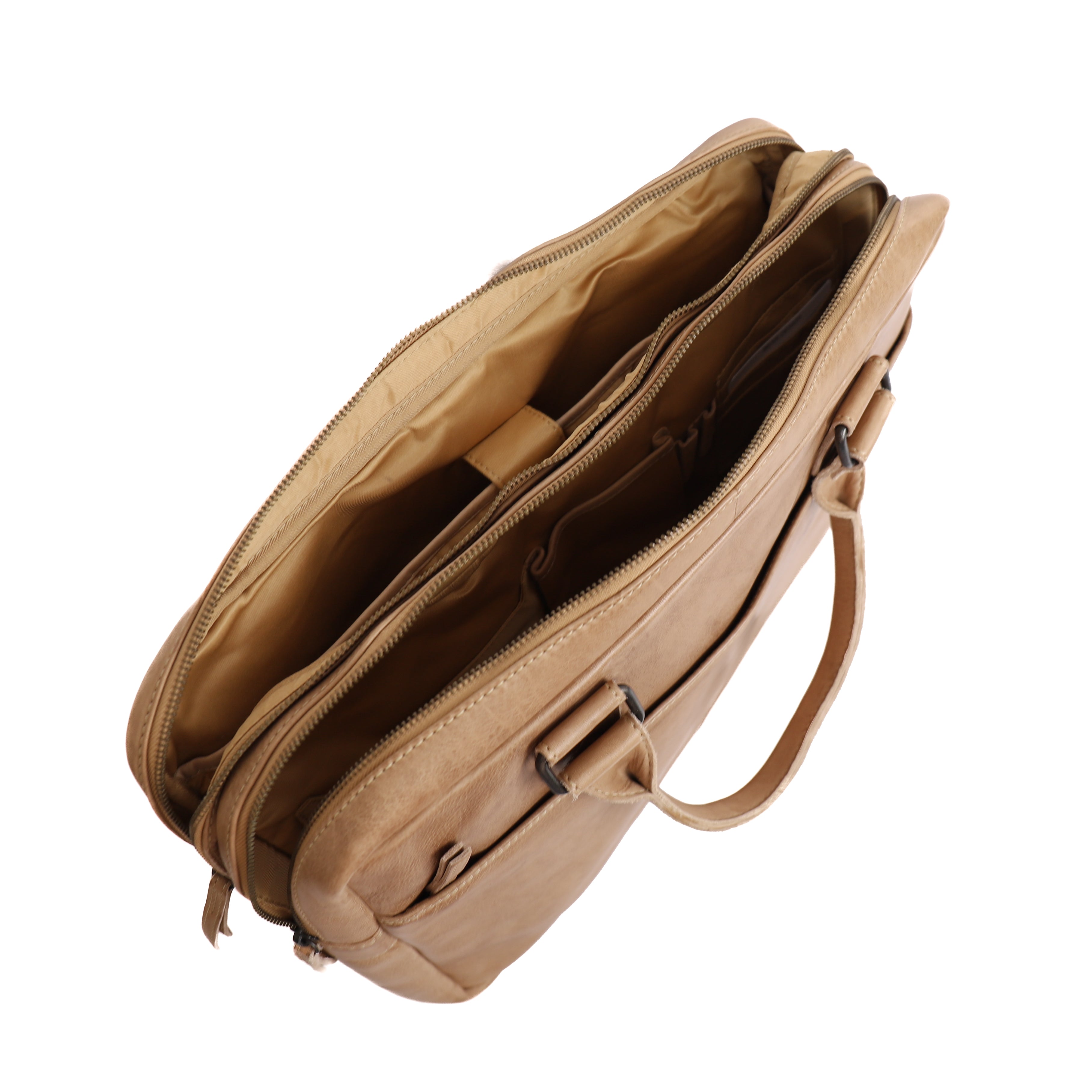 Laptop bag 'Leandro' beige