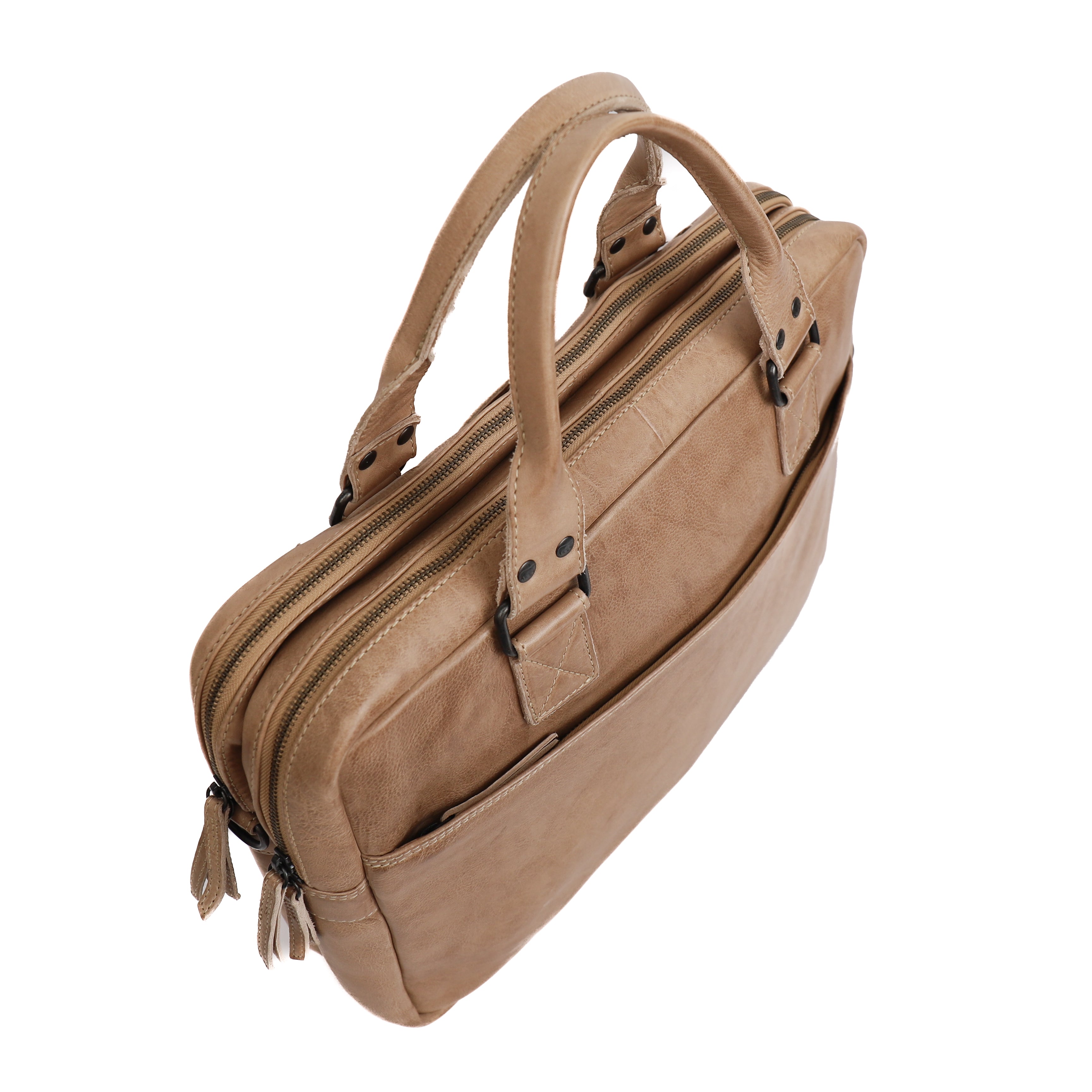 Laptop bag 'Leandro' beige