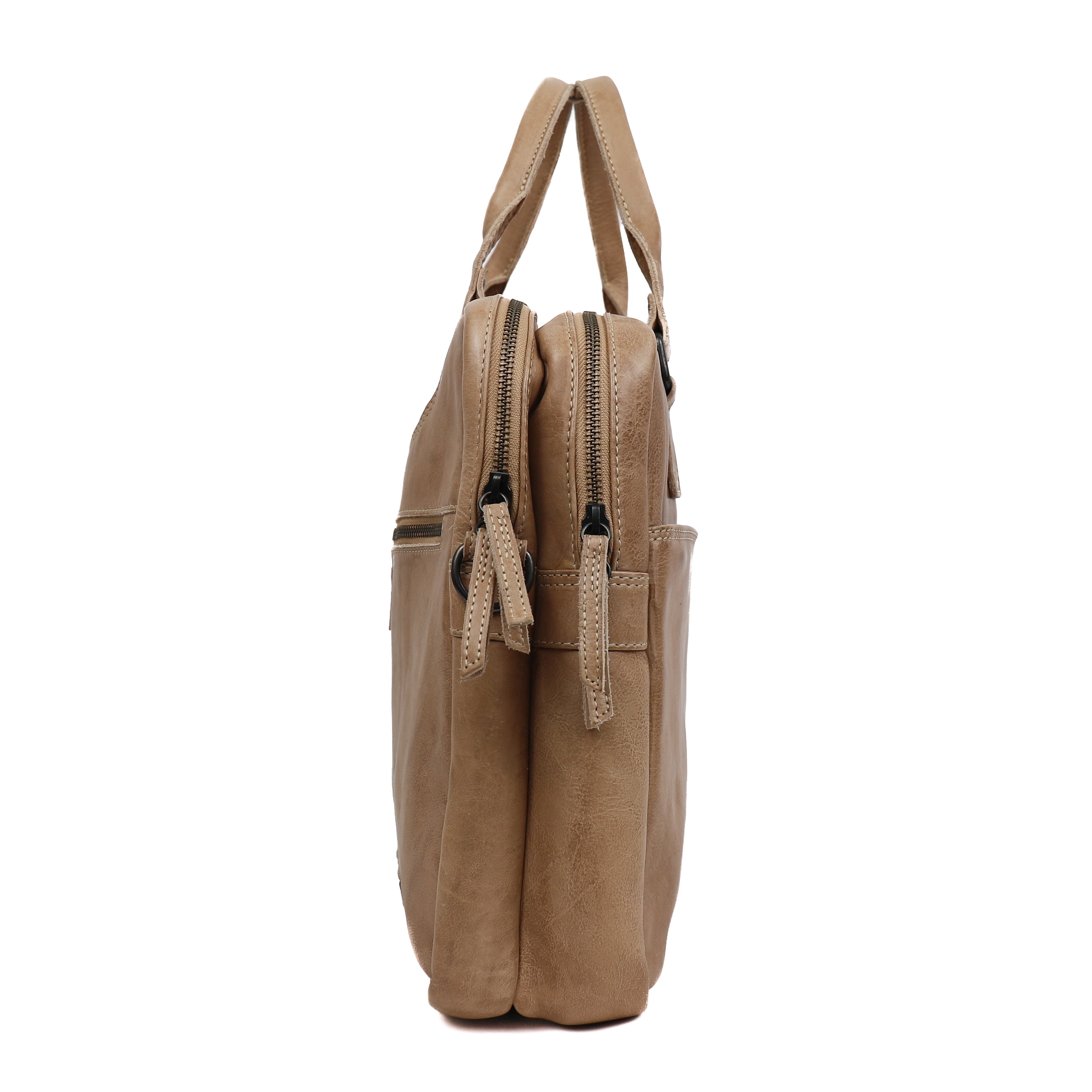 Laptop bag 'Leandro' beige