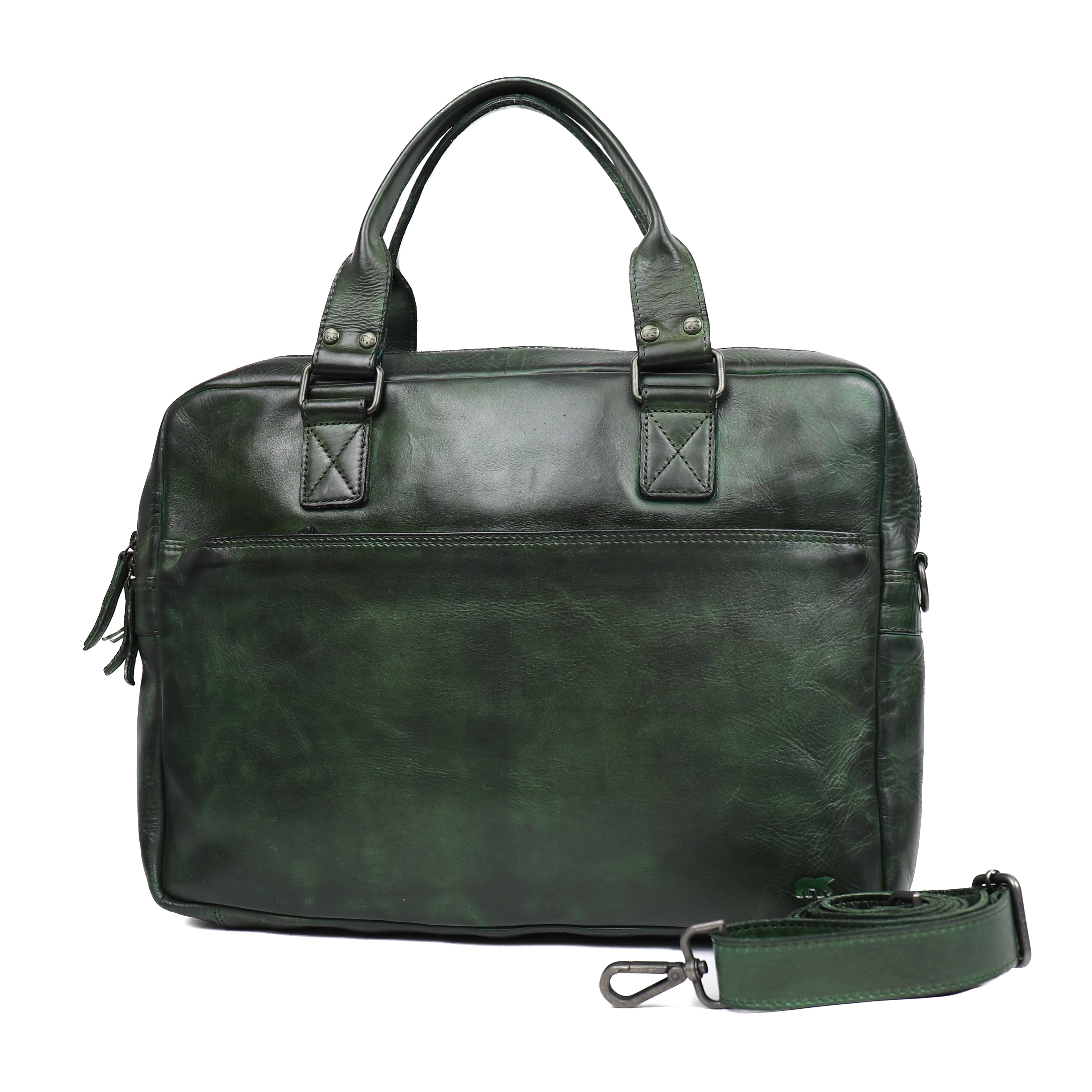 Laptoptas 'Leandro' groen