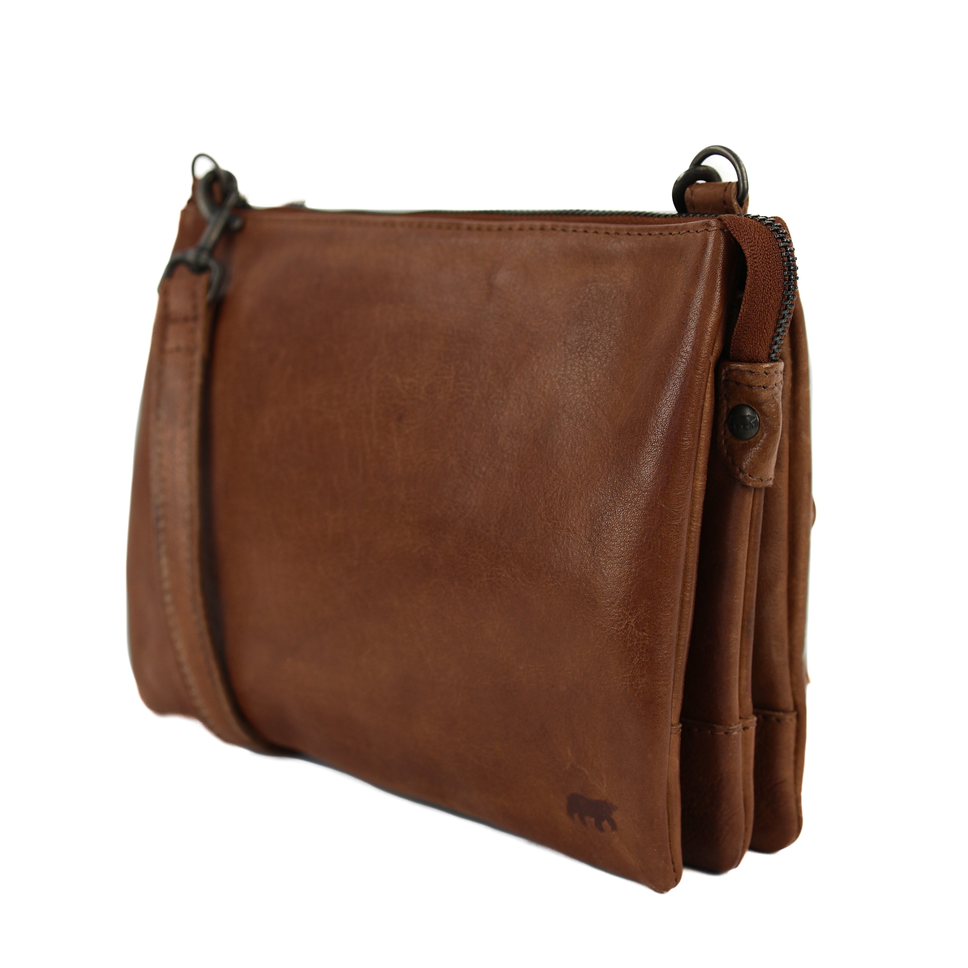 Wallet bag 'Uma' XL cognac - CP 1268